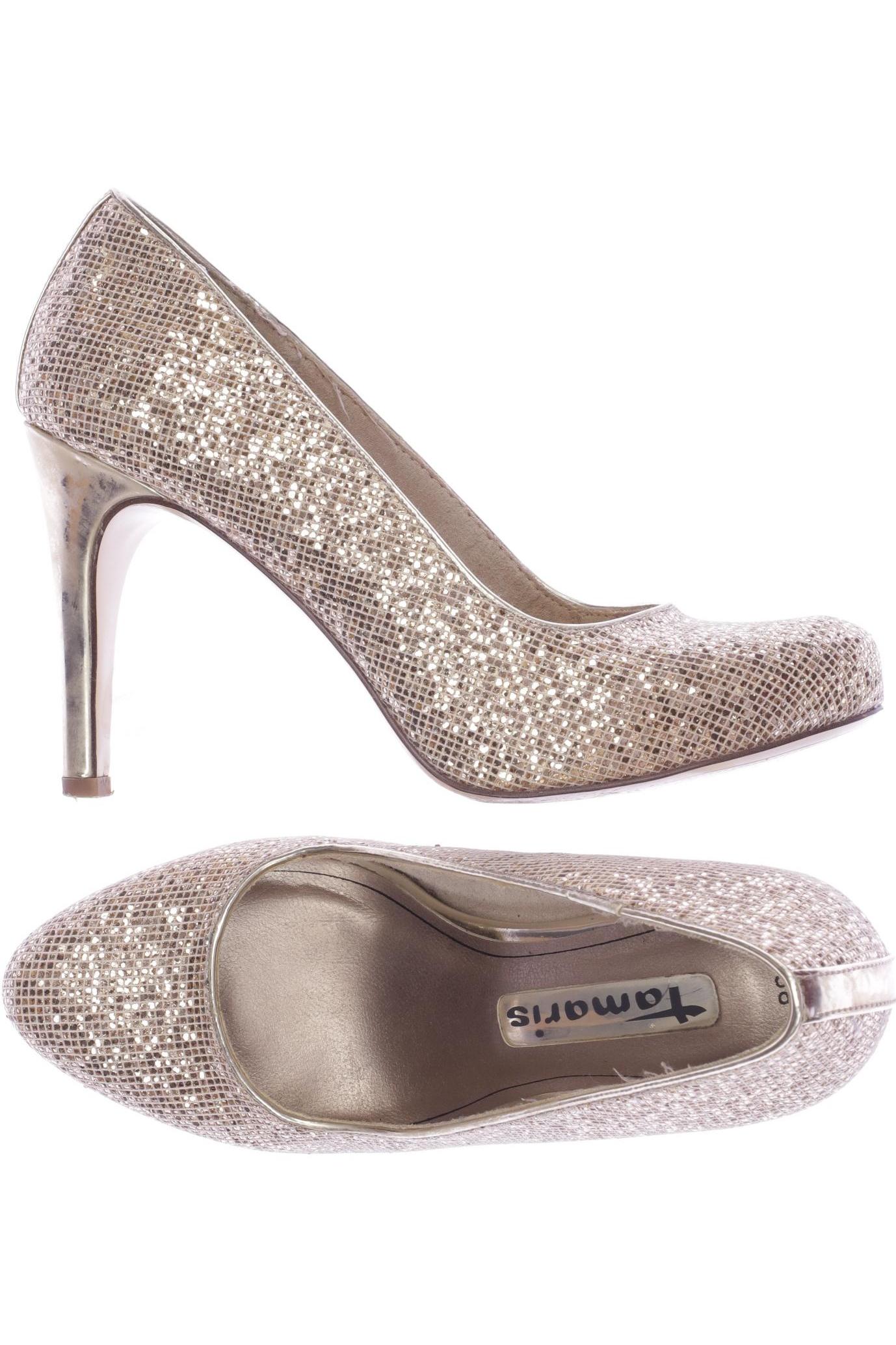 

Tamaris Damen Pumps, gold, Gr. 38