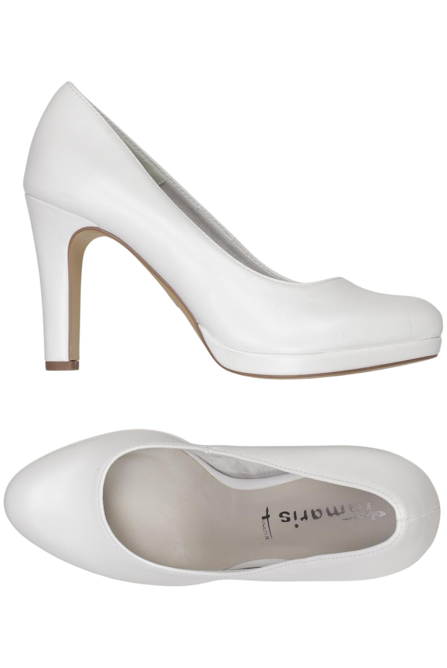 

Tamaris Damen Pumps, weiß, Gr. 39