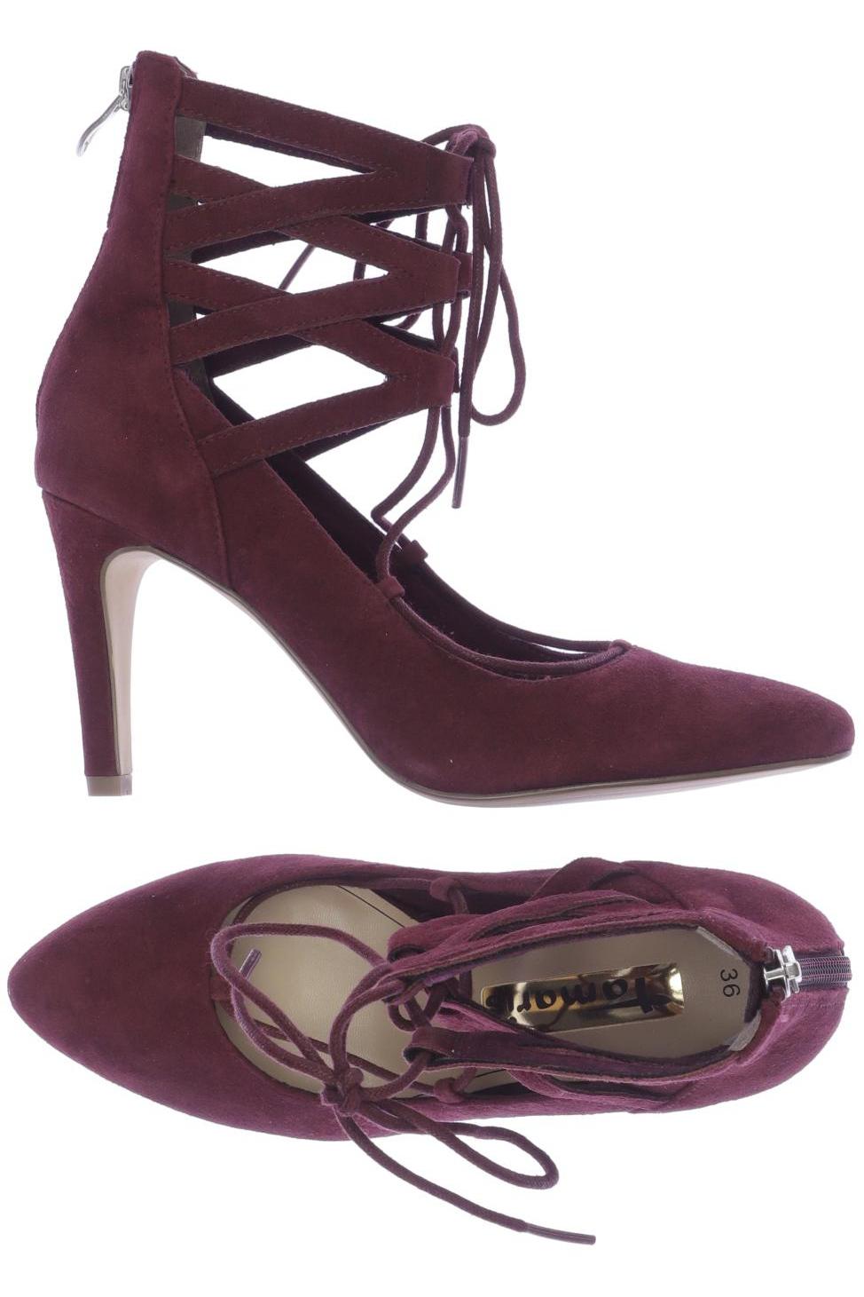 

Tamaris Damen Pumps, bordeaux, Gr. 36