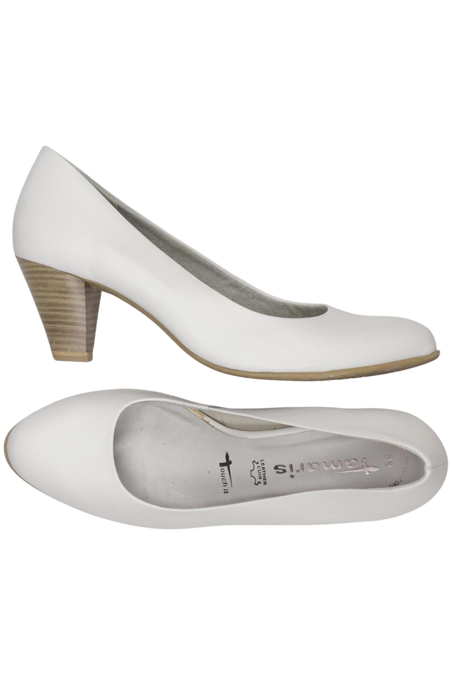 

Tamaris Damen Pumps, weiß, Gr. 38