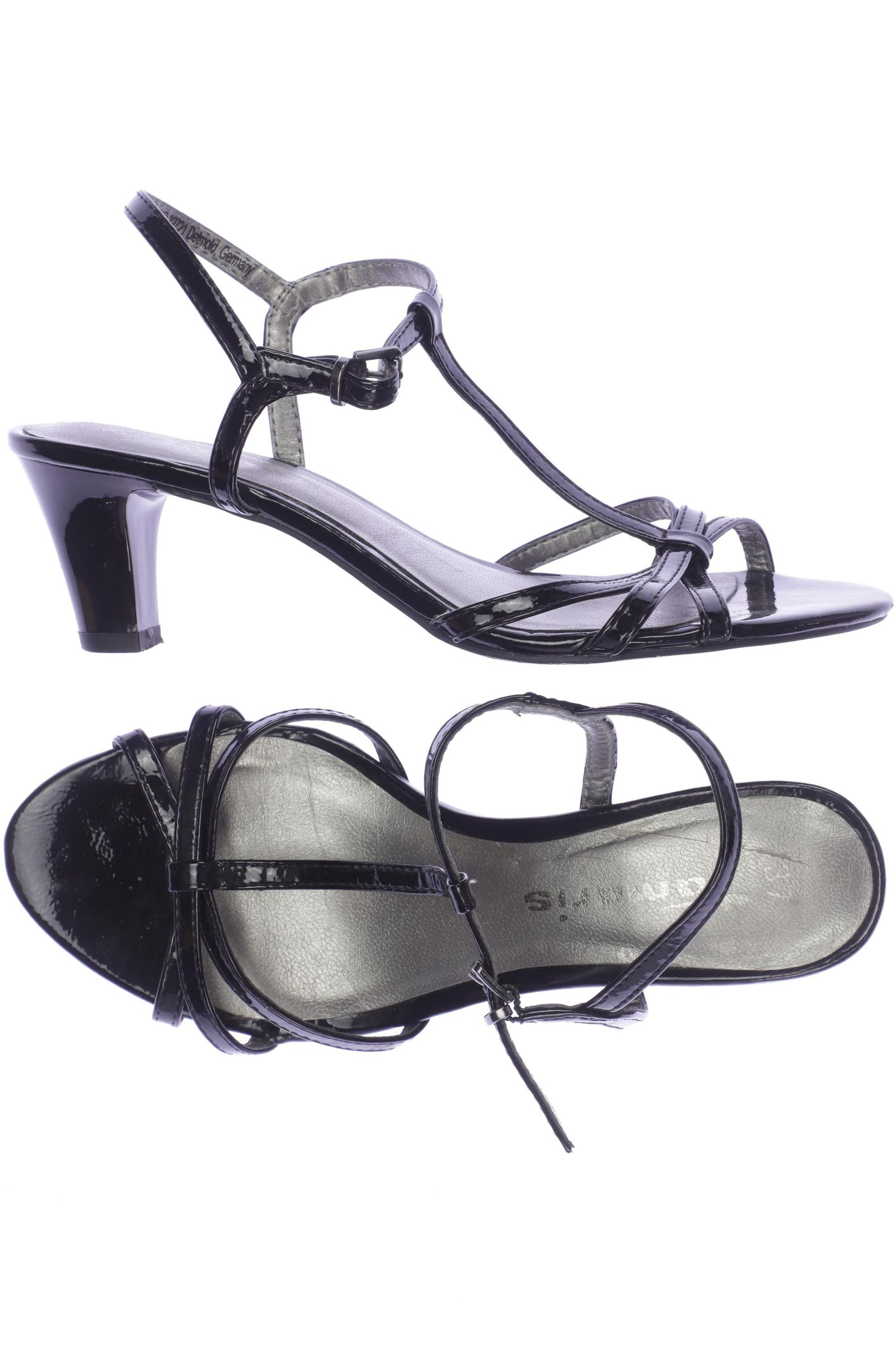 

Tamaris Damen Sandale, schwarz, Gr. 37