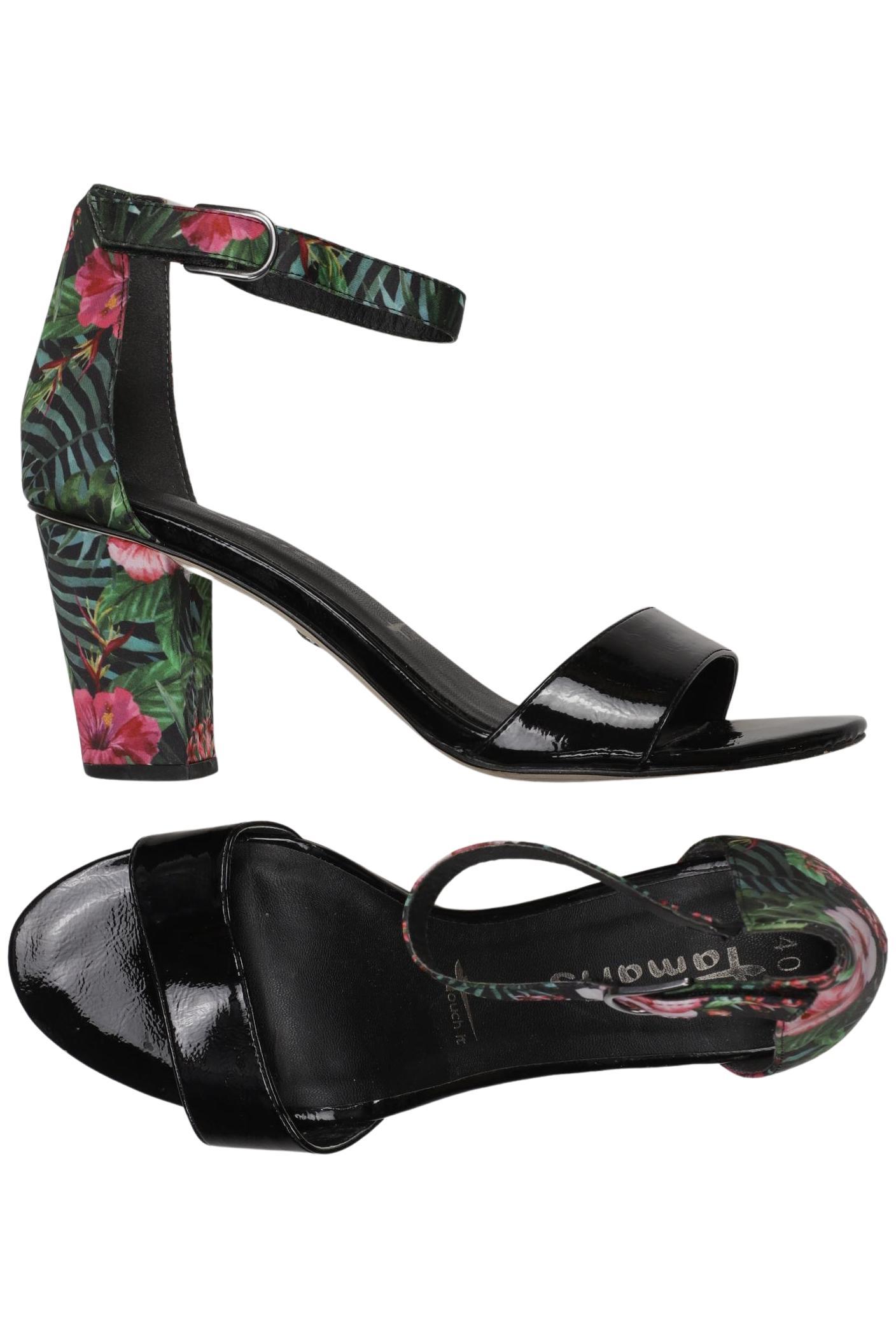 

Tamaris Damen Sandale, schwarz, Gr. 40