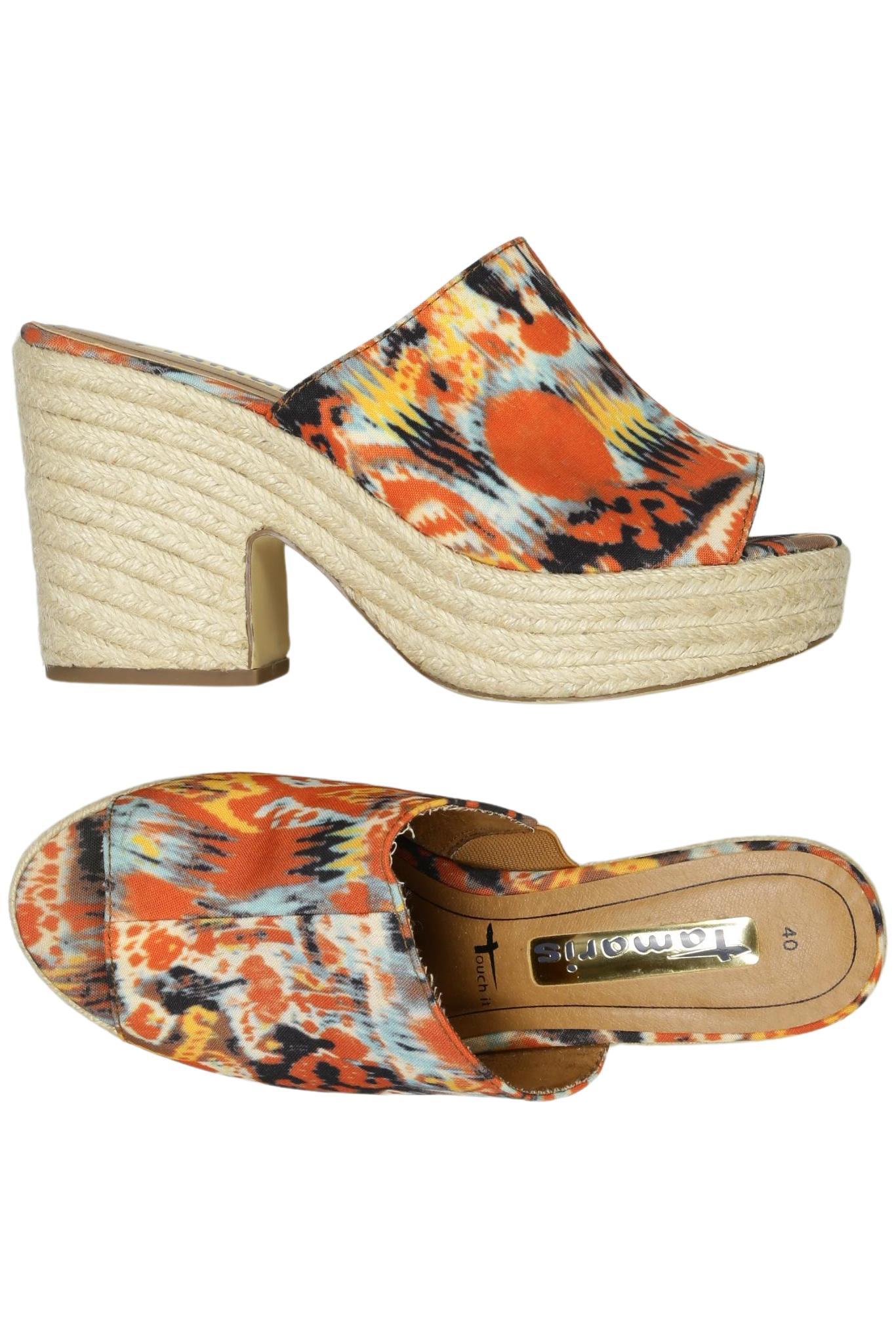 

Tamaris Damen Sandale, orange, Gr. 40