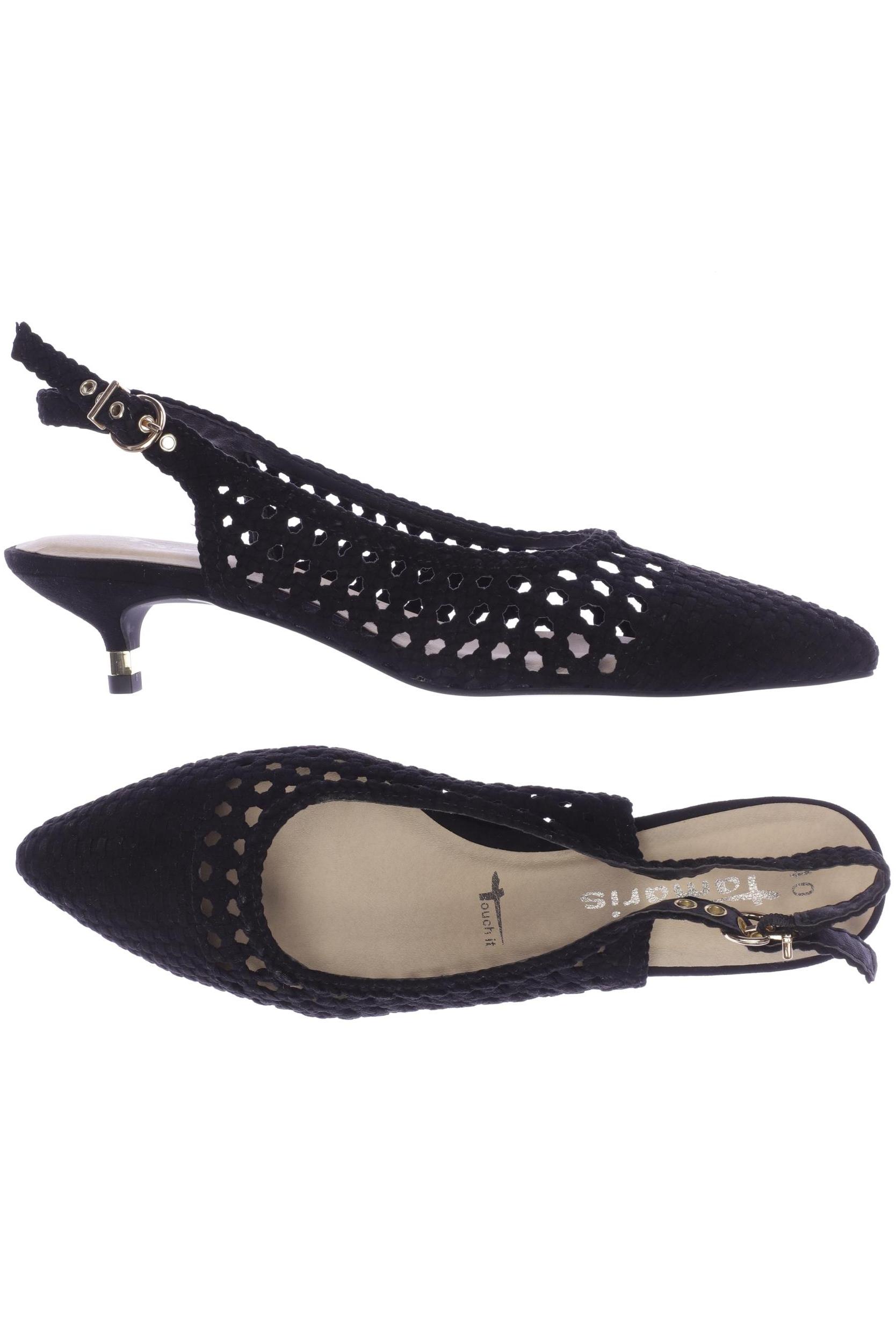 

Tamaris Damen Sandale, schwarz, Gr. 40