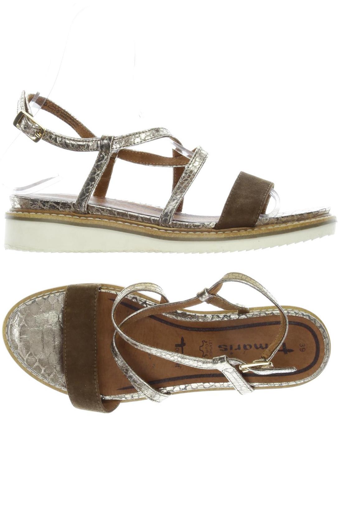 

Tamaris Damen Sandale, braun, Gr. 39