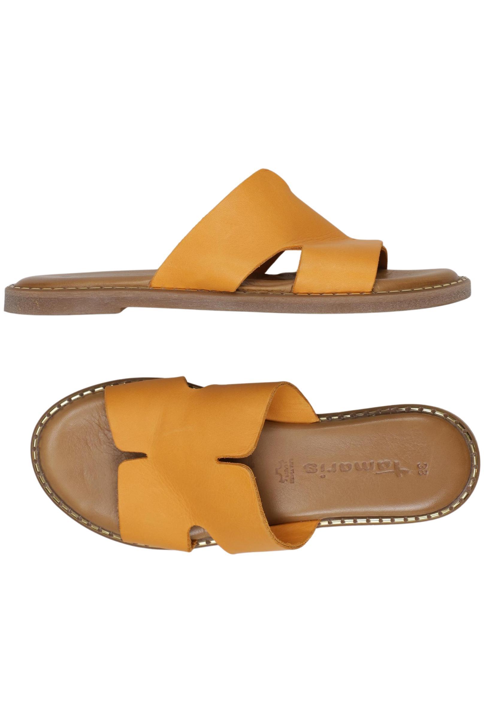 

Tamaris Damen Sandale, orange, Gr. 38