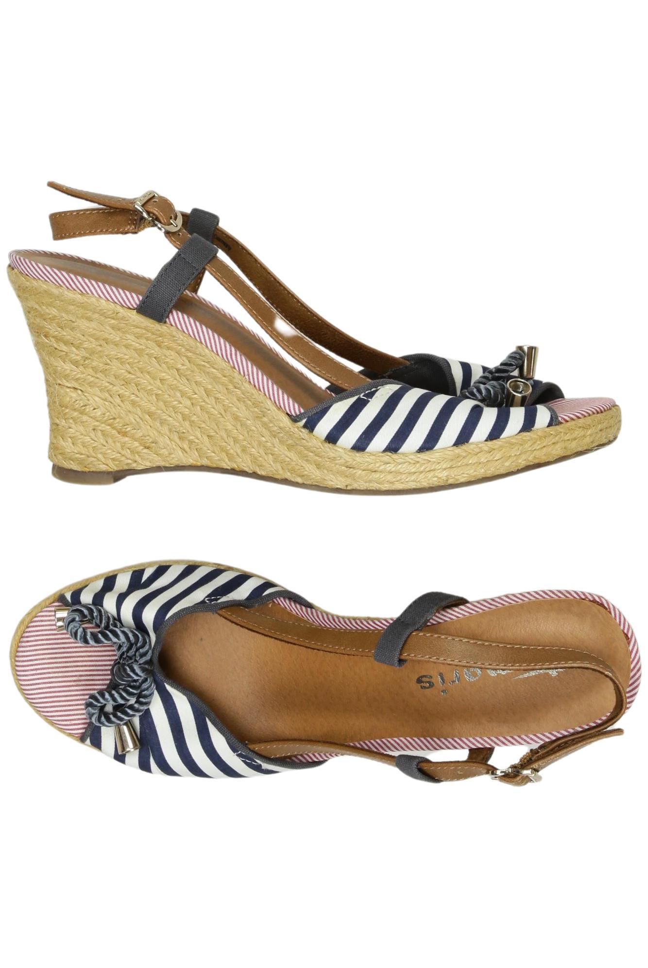 

Tamaris Damen Sandale, marineblau, Gr. 40