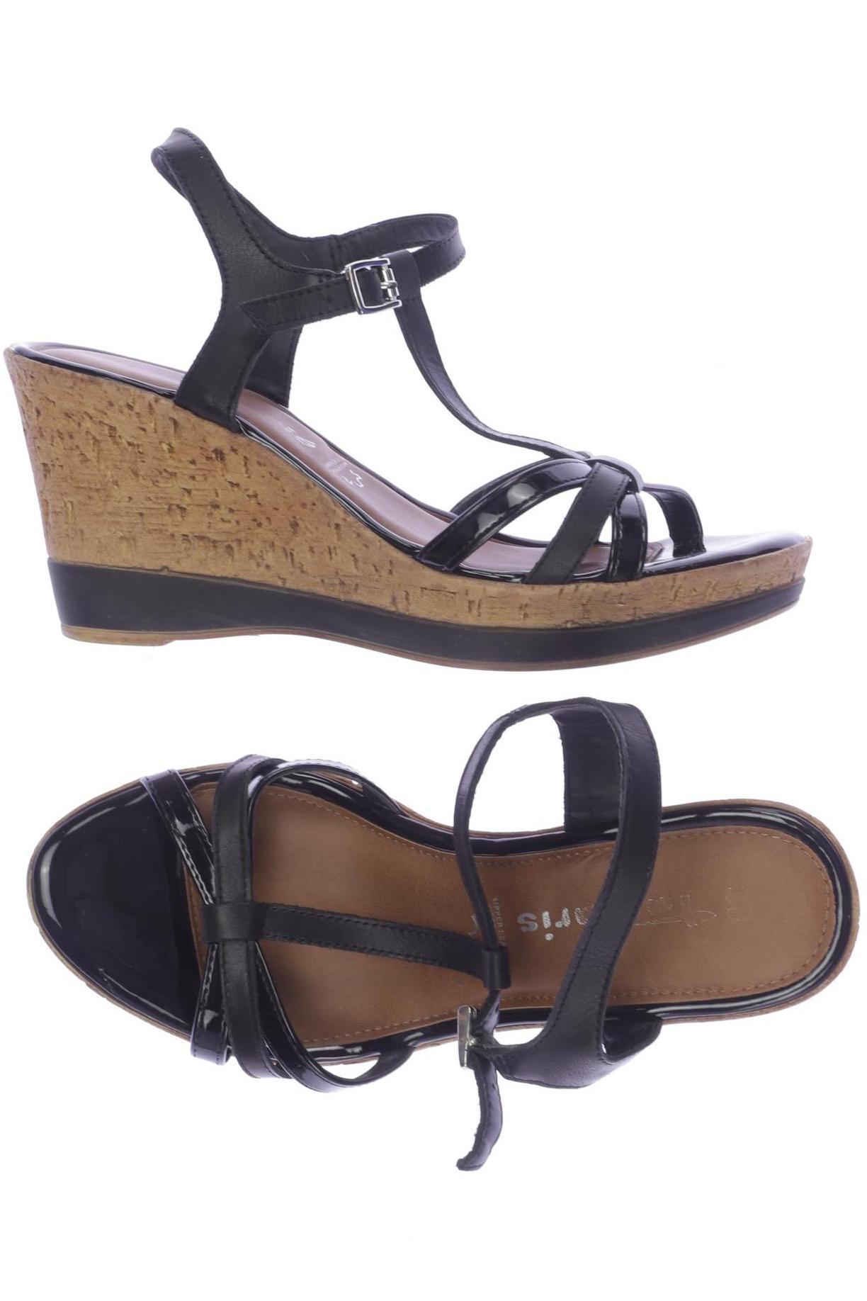 

Tamaris Damen Sandale, schwarz, Gr. 38