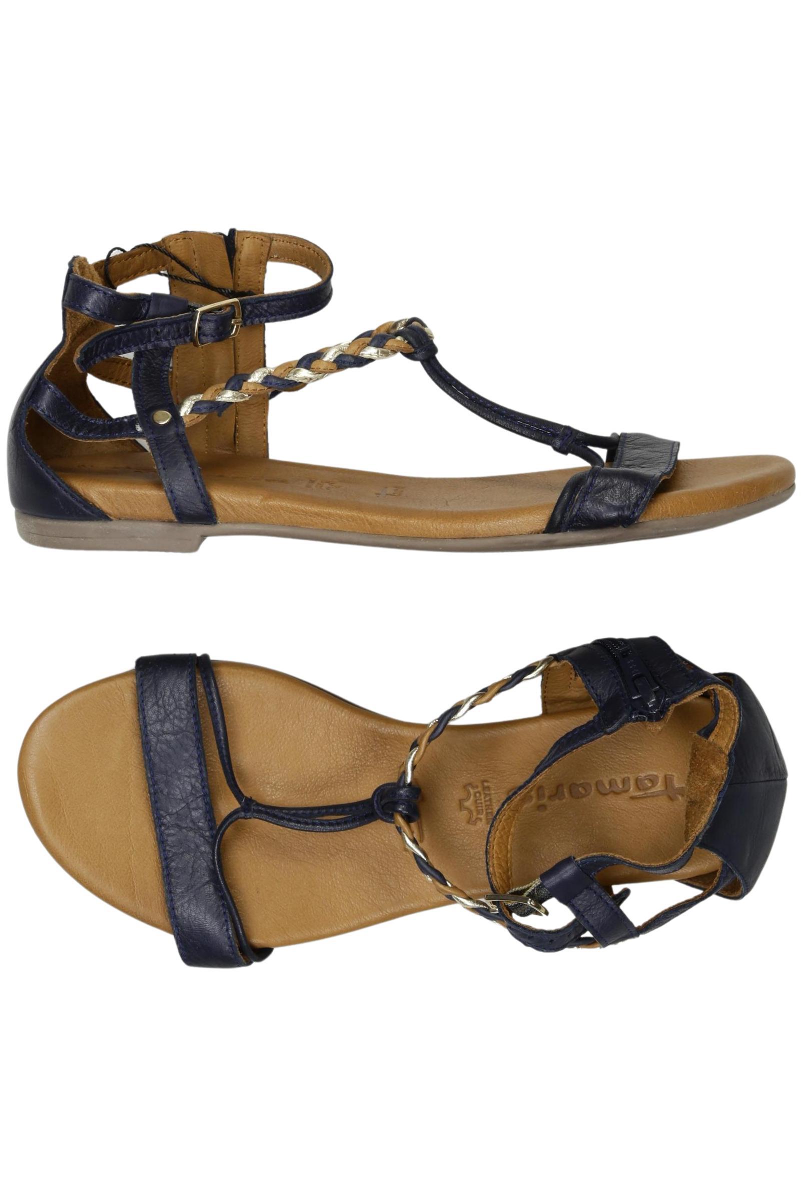 

Tamaris Damen Sandale, marineblau, Gr. 38