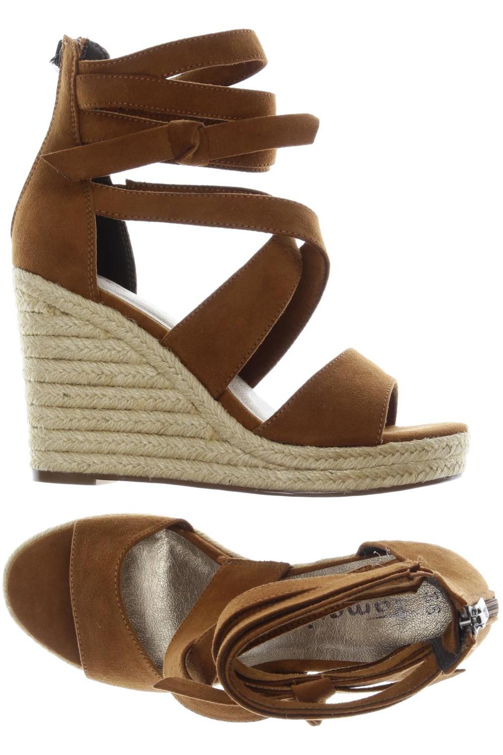 

Tamaris Damen Sandale, braun, Gr. 36