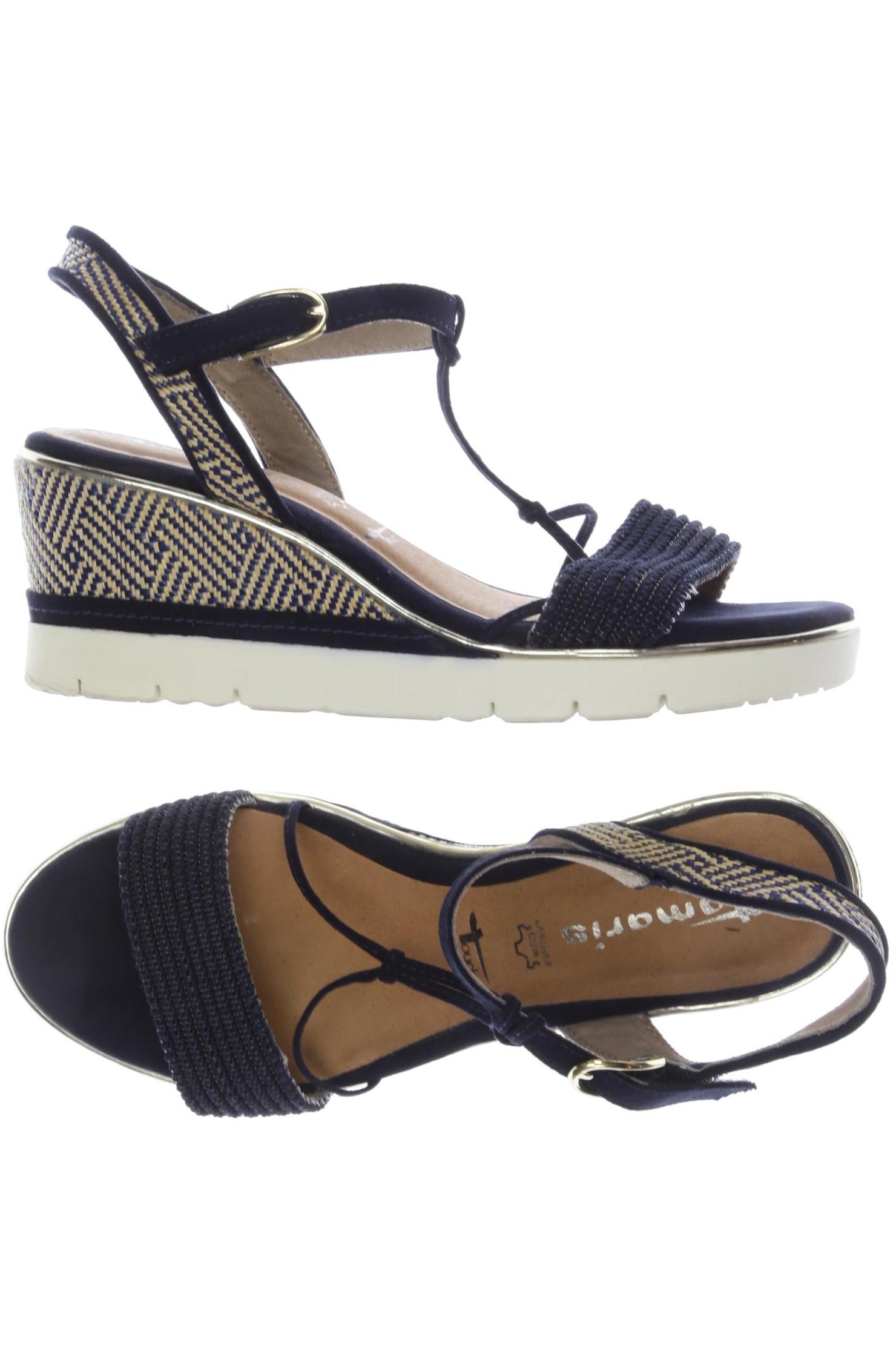 

Tamaris Damen Sandale, marineblau, Gr. 40
