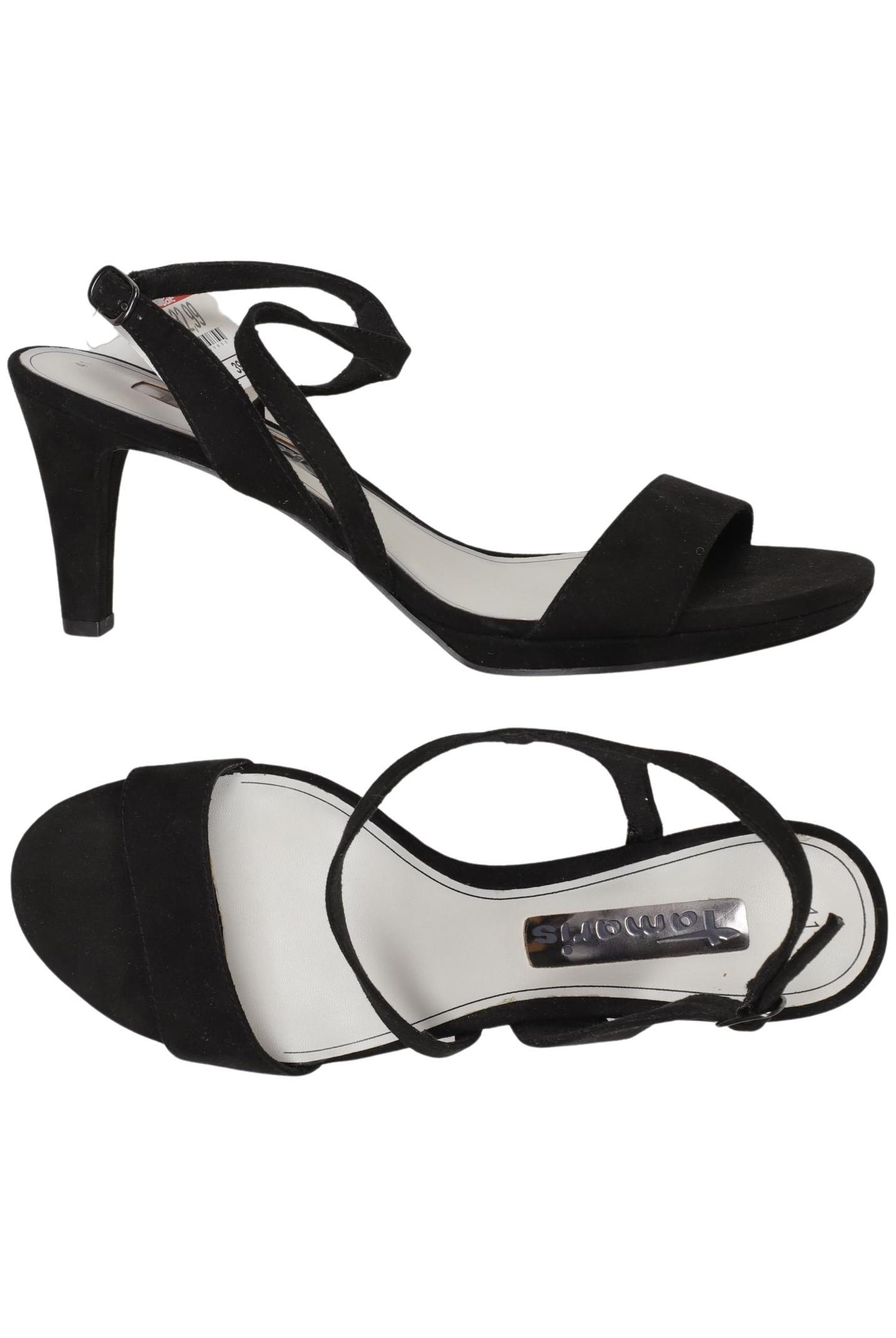

Tamaris Damen Sandale, schwarz, Gr. 41