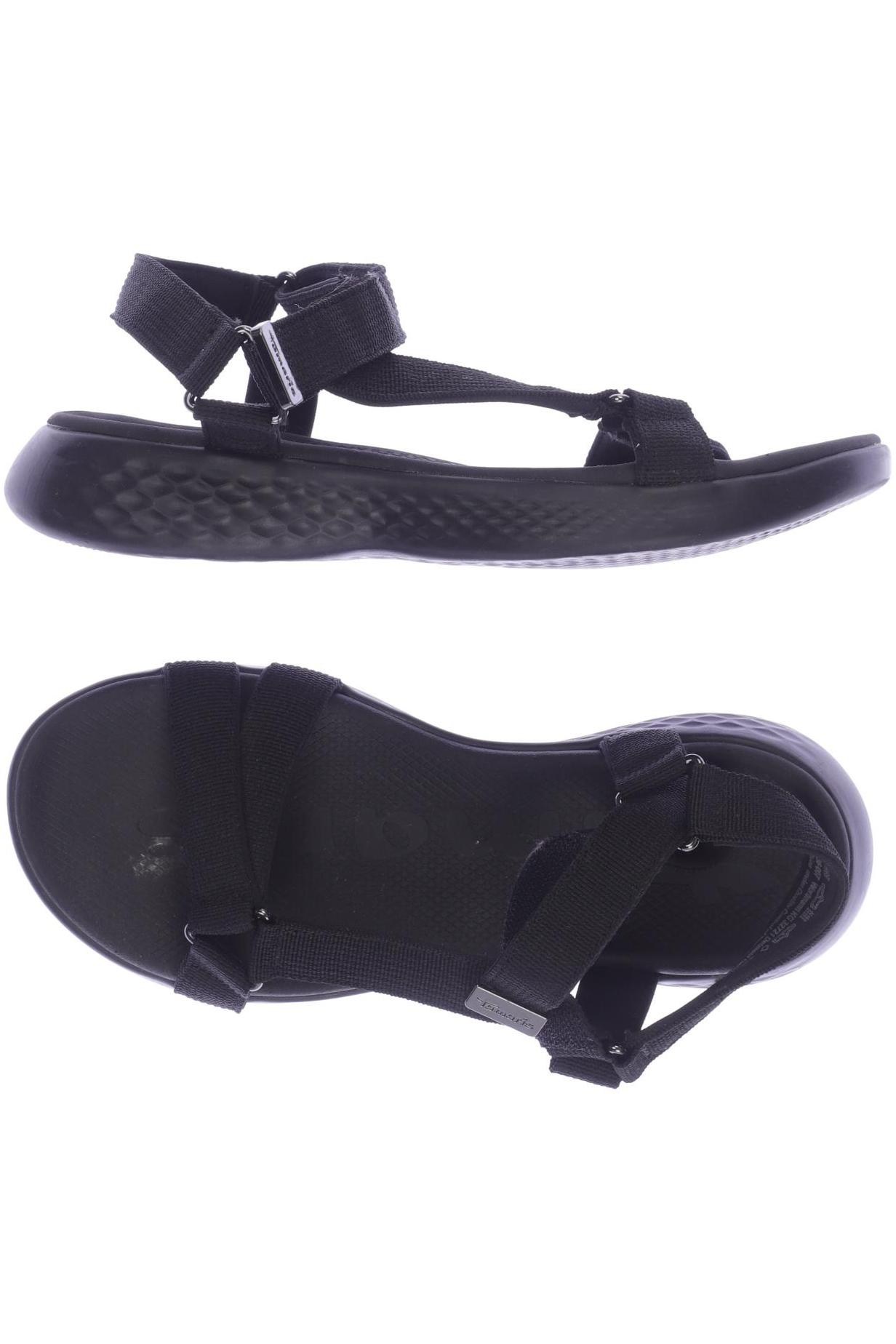 

Tamaris Damen Sandale, schwarz, Gr. 36