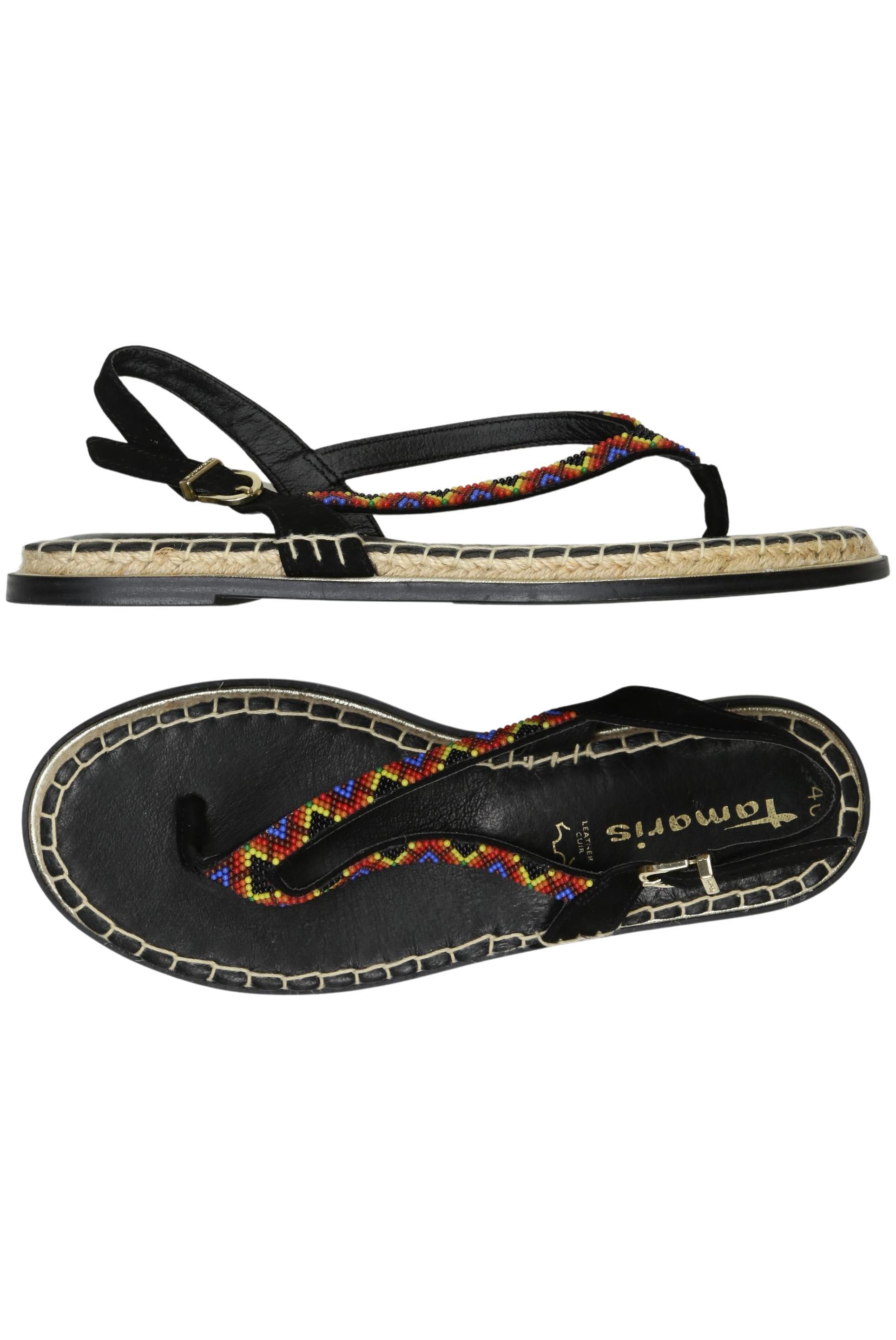 

Tamaris Damen Sandale, schwarz, Gr. 40