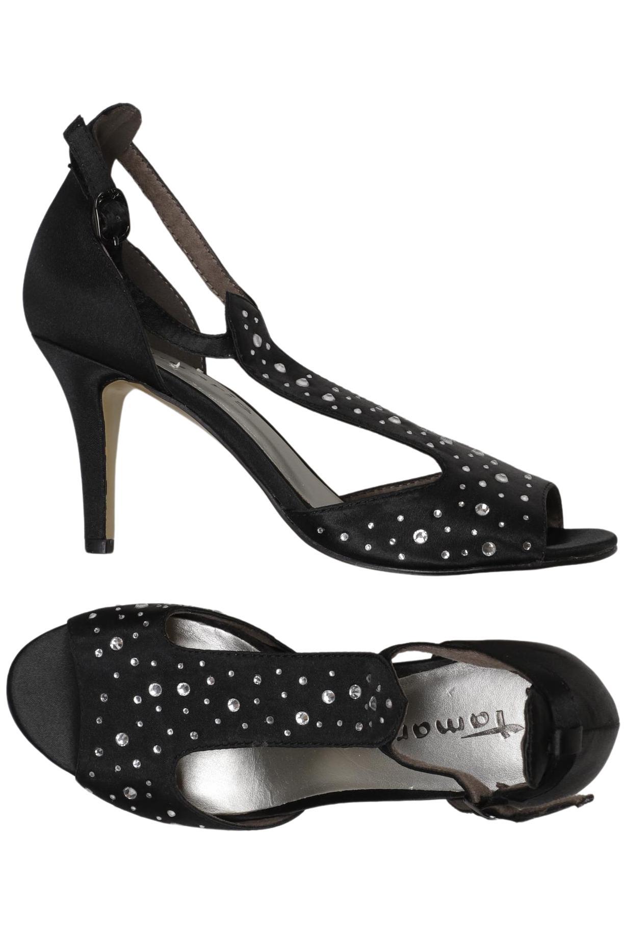 

Tamaris Damen Sandale, schwarz, Gr. 37