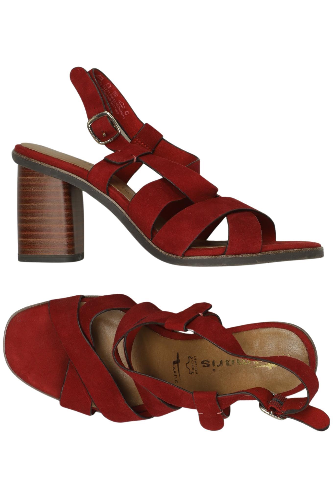 

Tamaris Damen Sandale, rot, Gr. 39