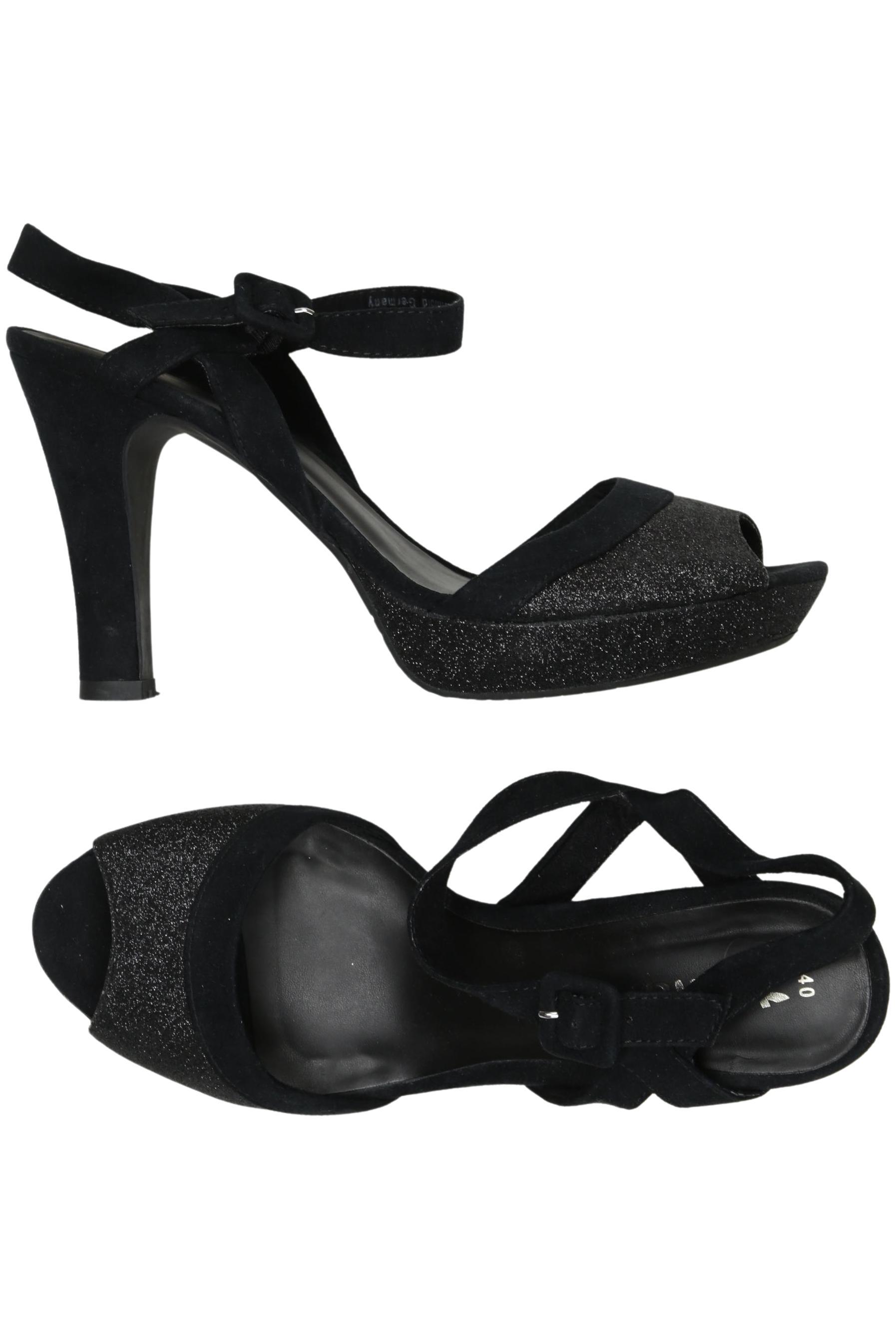 

Tamaris Damen Sandale, schwarz, Gr. 40