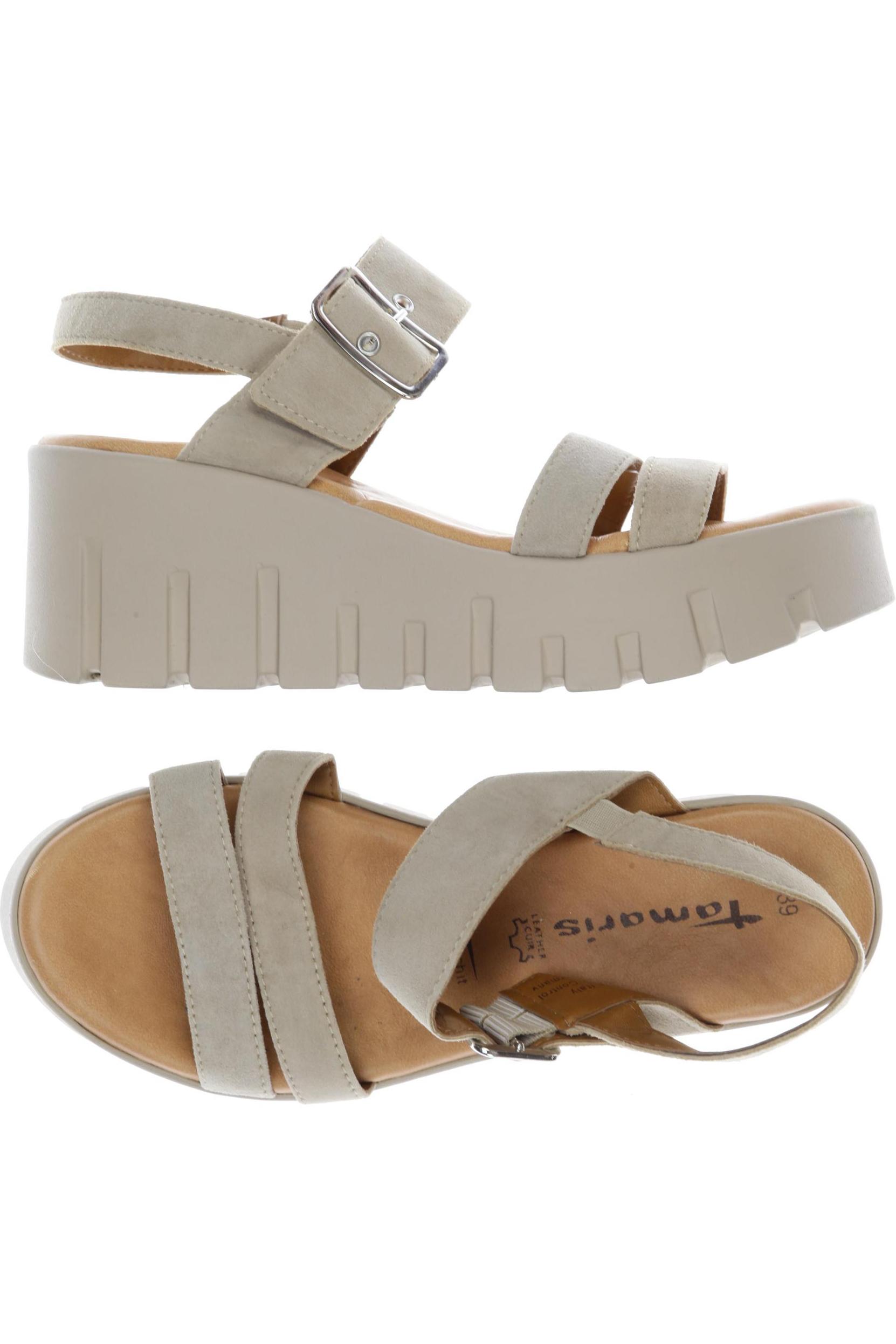 

Tamaris Damen Sandale, beige, Gr. 39