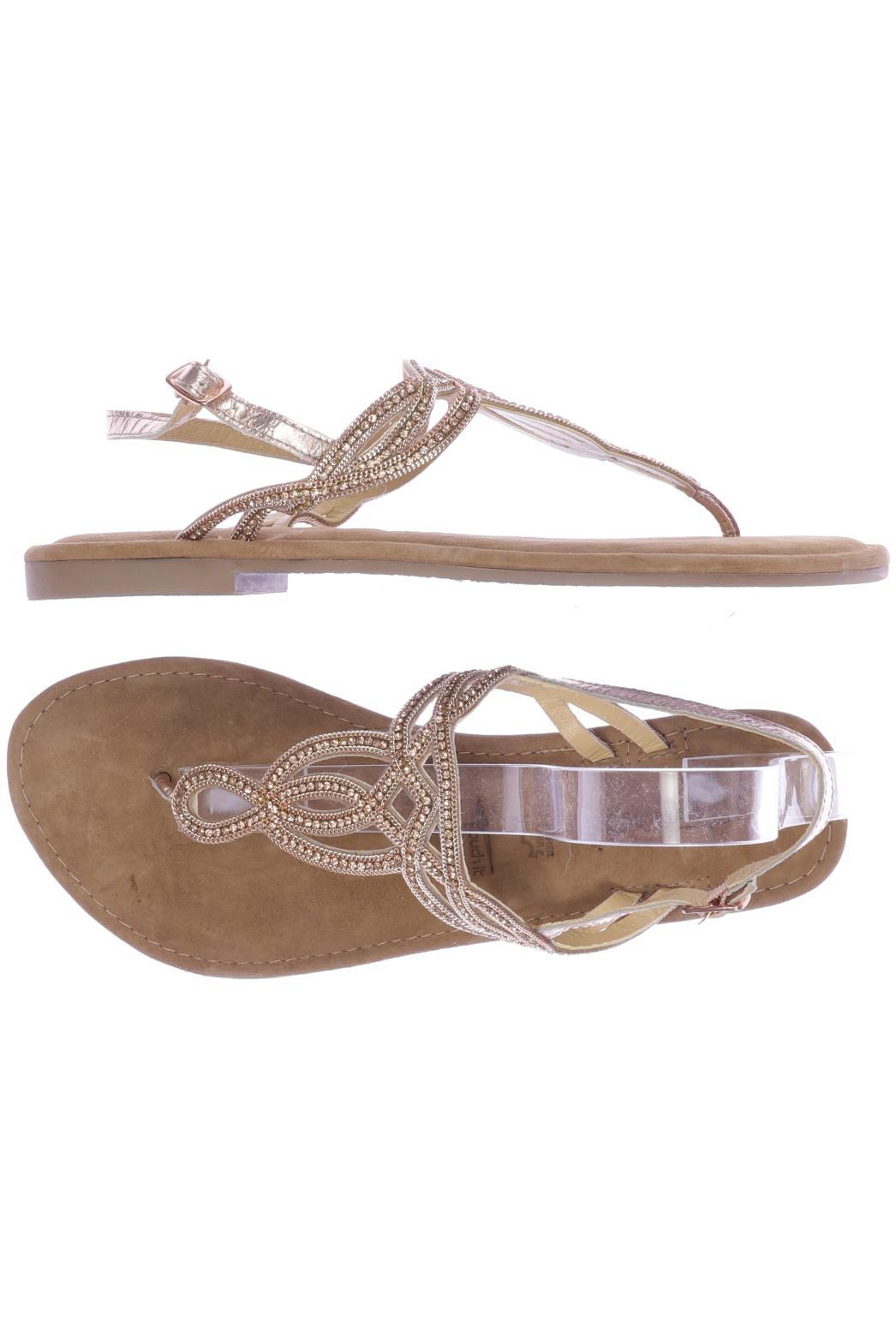 

Tamaris Damen Sandale, gold, Gr. 42