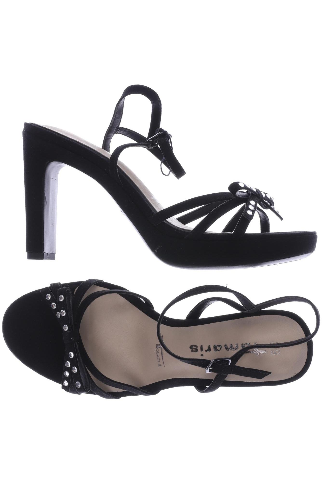

Tamaris Damen Sandale, schwarz