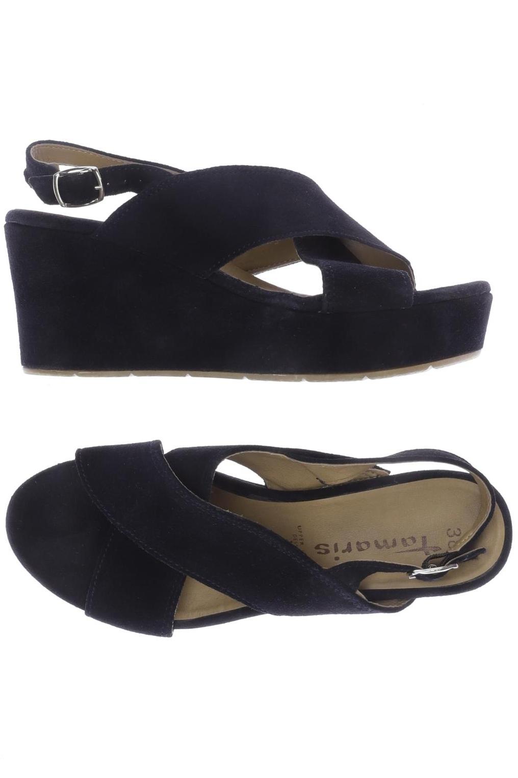 

Tamaris Damen Sandale, marineblau, Gr. 38