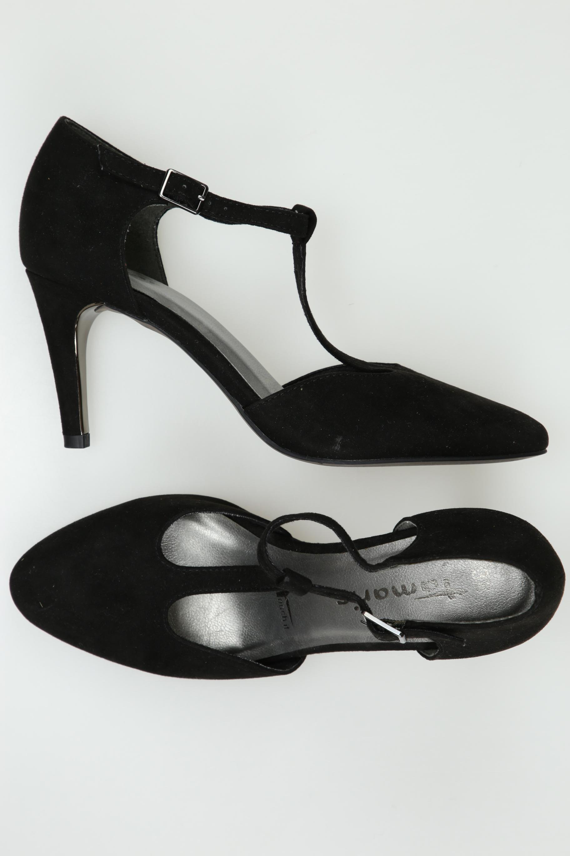 

Tamaris Damen Sandale, schwarz, Gr. 38