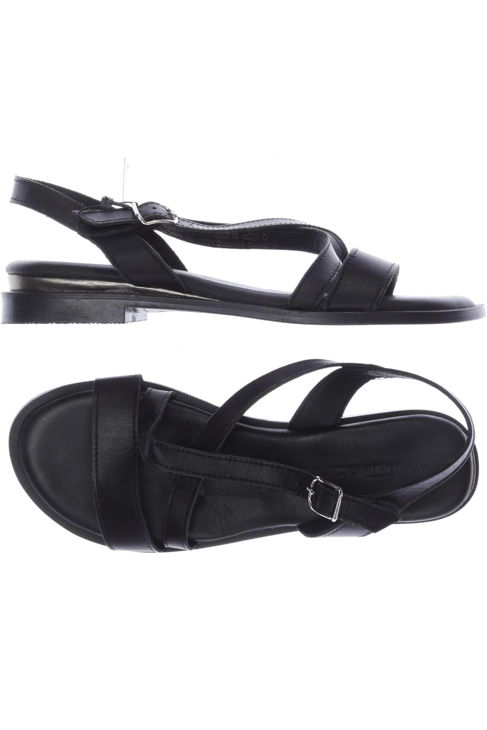 

Tamaris Damen Sandale, schwarz, Gr. 38