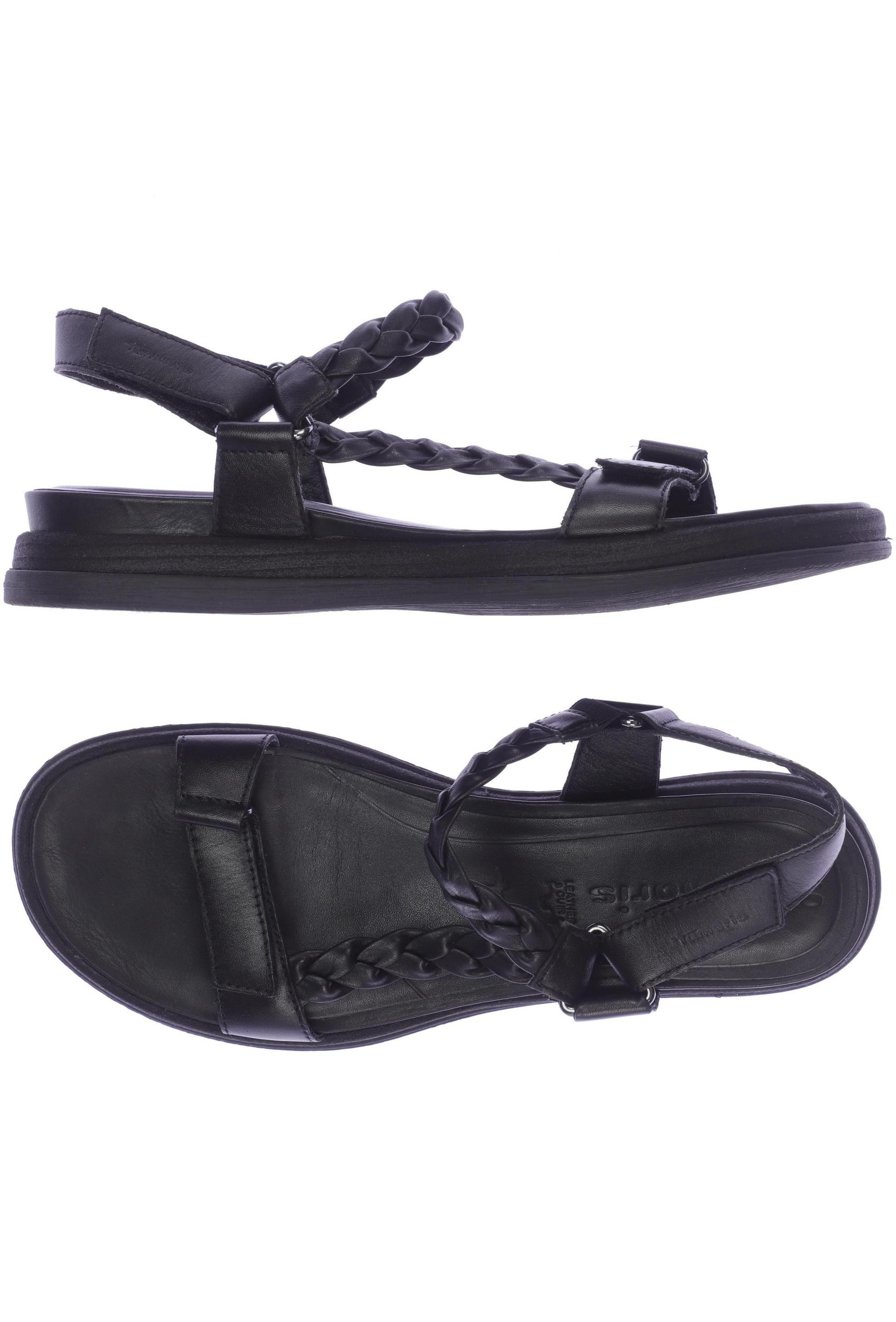 

Tamaris Damen Sandale, schwarz, Gr. 40