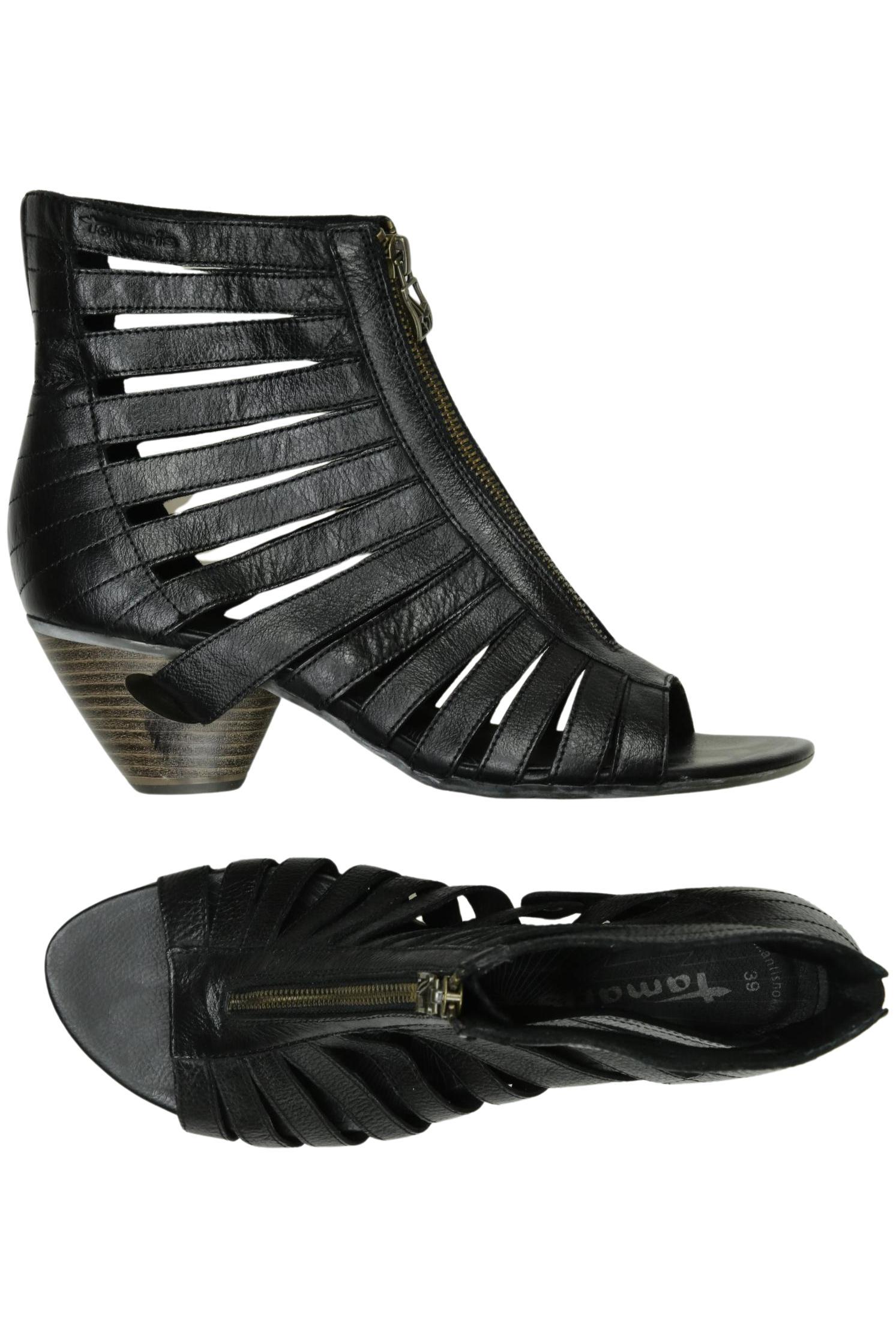

Tamaris Damen Sandale, schwarz, Gr. 39