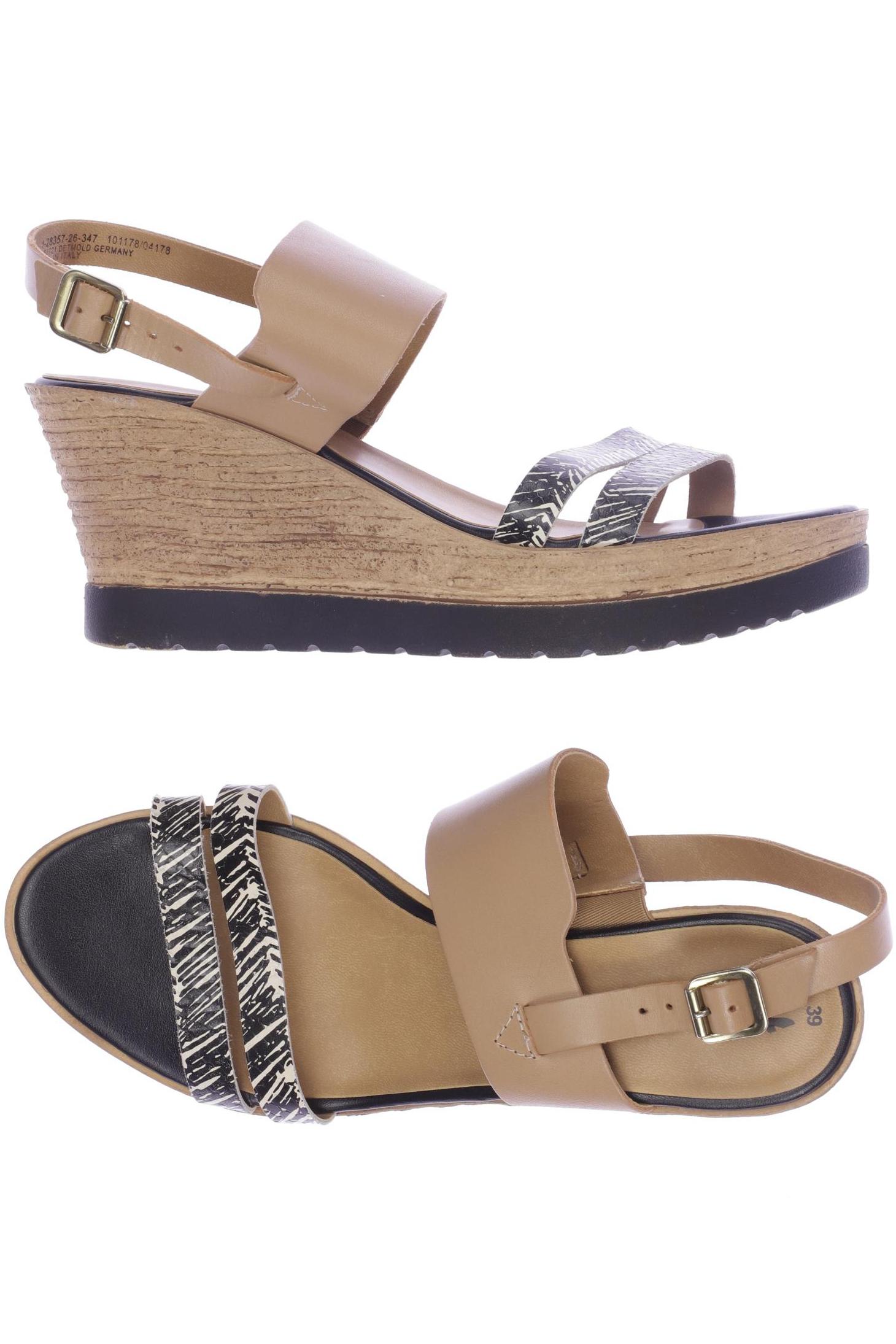 

Tamaris Damen Sandale, braun, Gr. 39