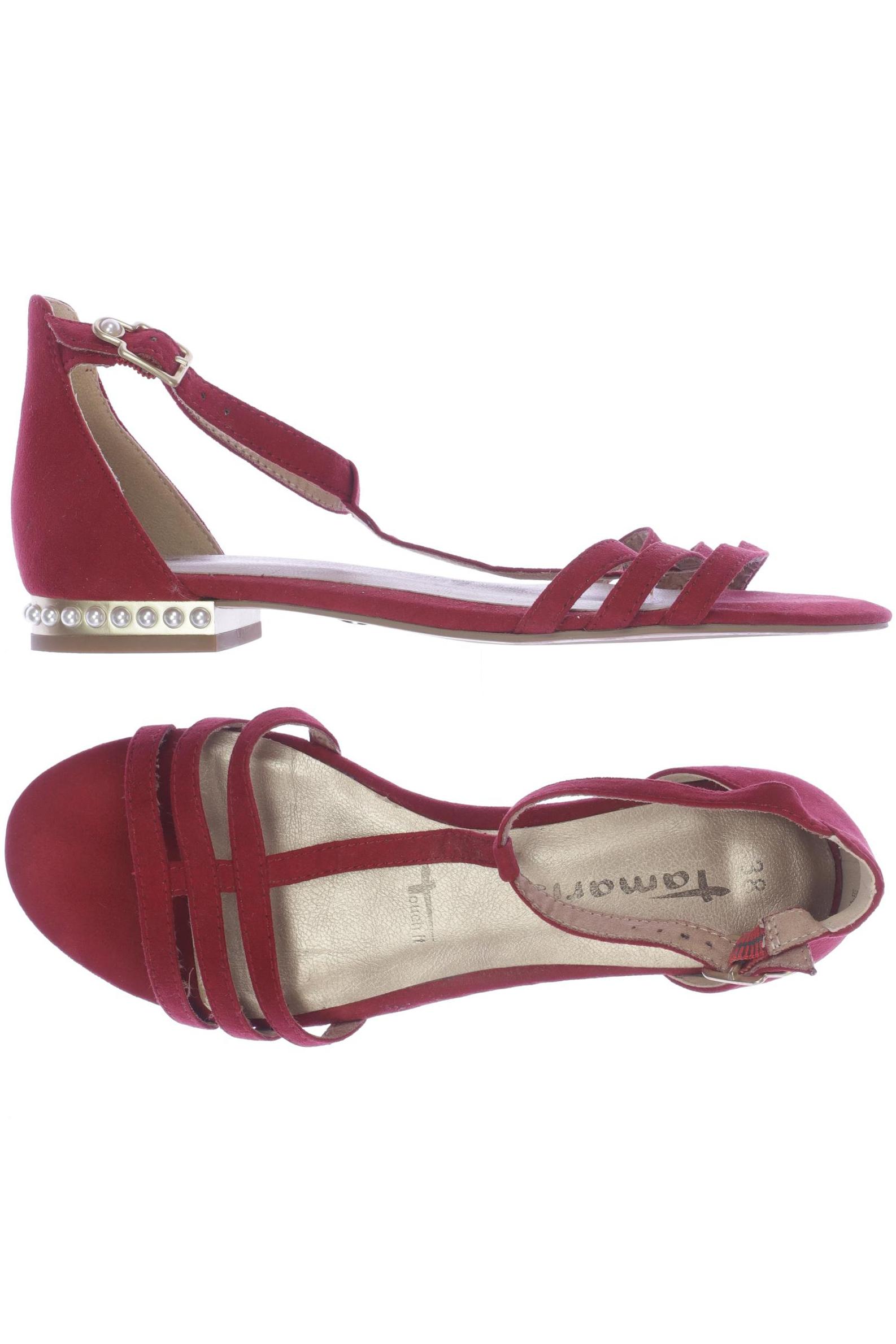 

Tamaris Damen Sandale, rot, Gr. 38