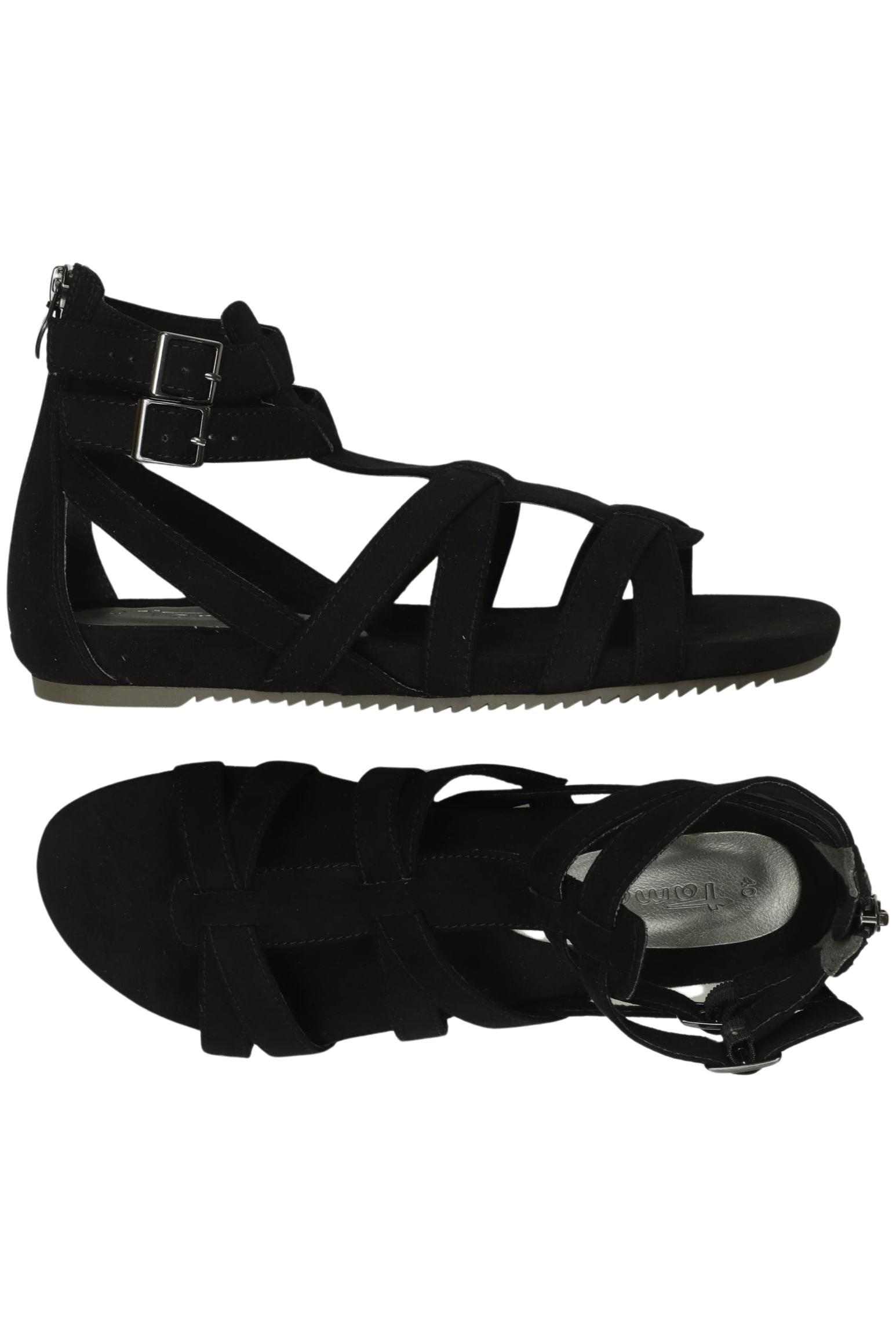 

Tamaris Damen Sandale, schwarz, Gr. 40