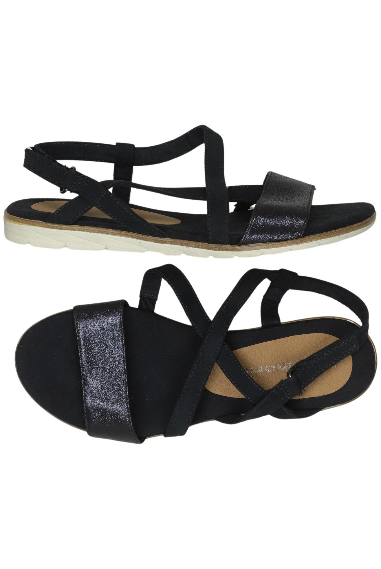 

Tamaris Damen Sandale, schwarz, Gr. 40
