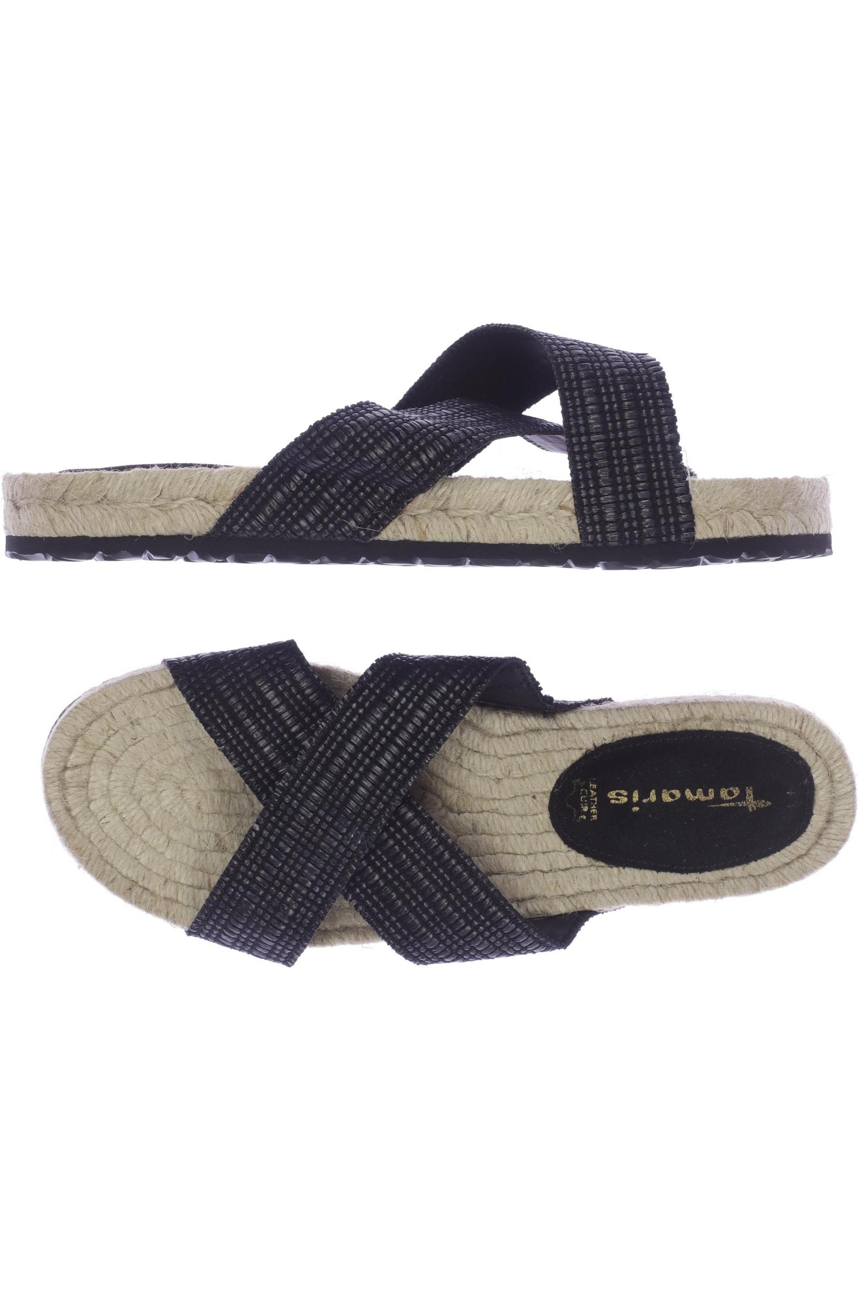 

Tamaris Damen Sandale, schwarz, Gr. 41