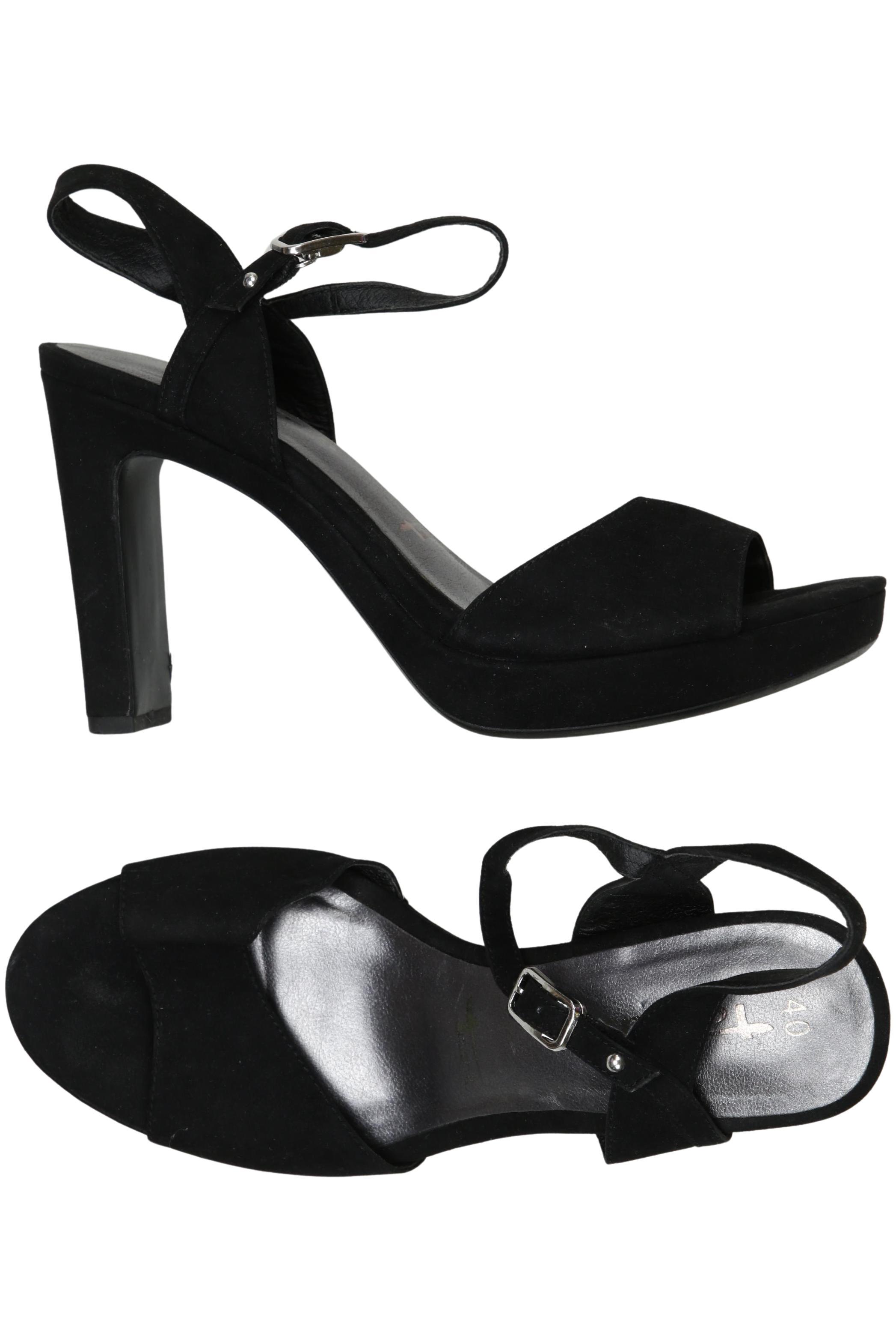 

Tamaris Damen Sandale, schwarz, Gr. 40