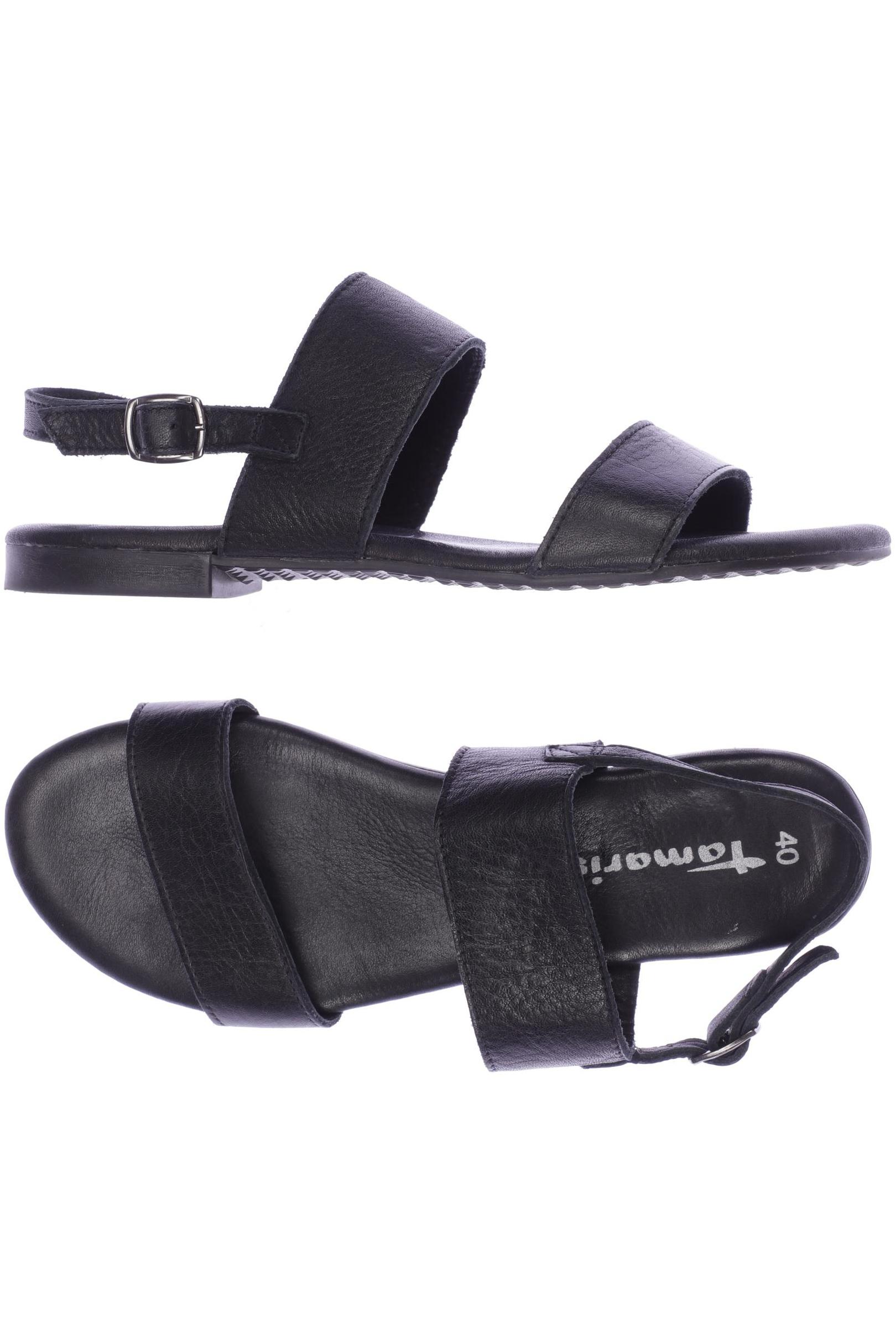

Tamaris Damen Sandale, schwarz, Gr. 40