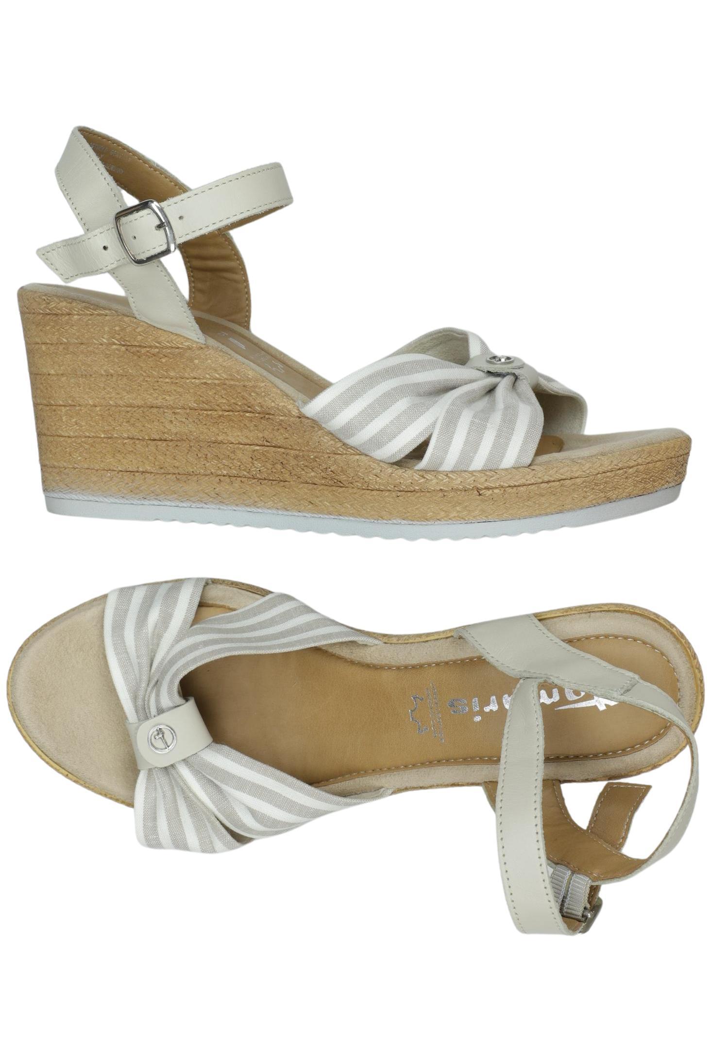 

Tamaris Damen Sandale, beige, Gr. 40