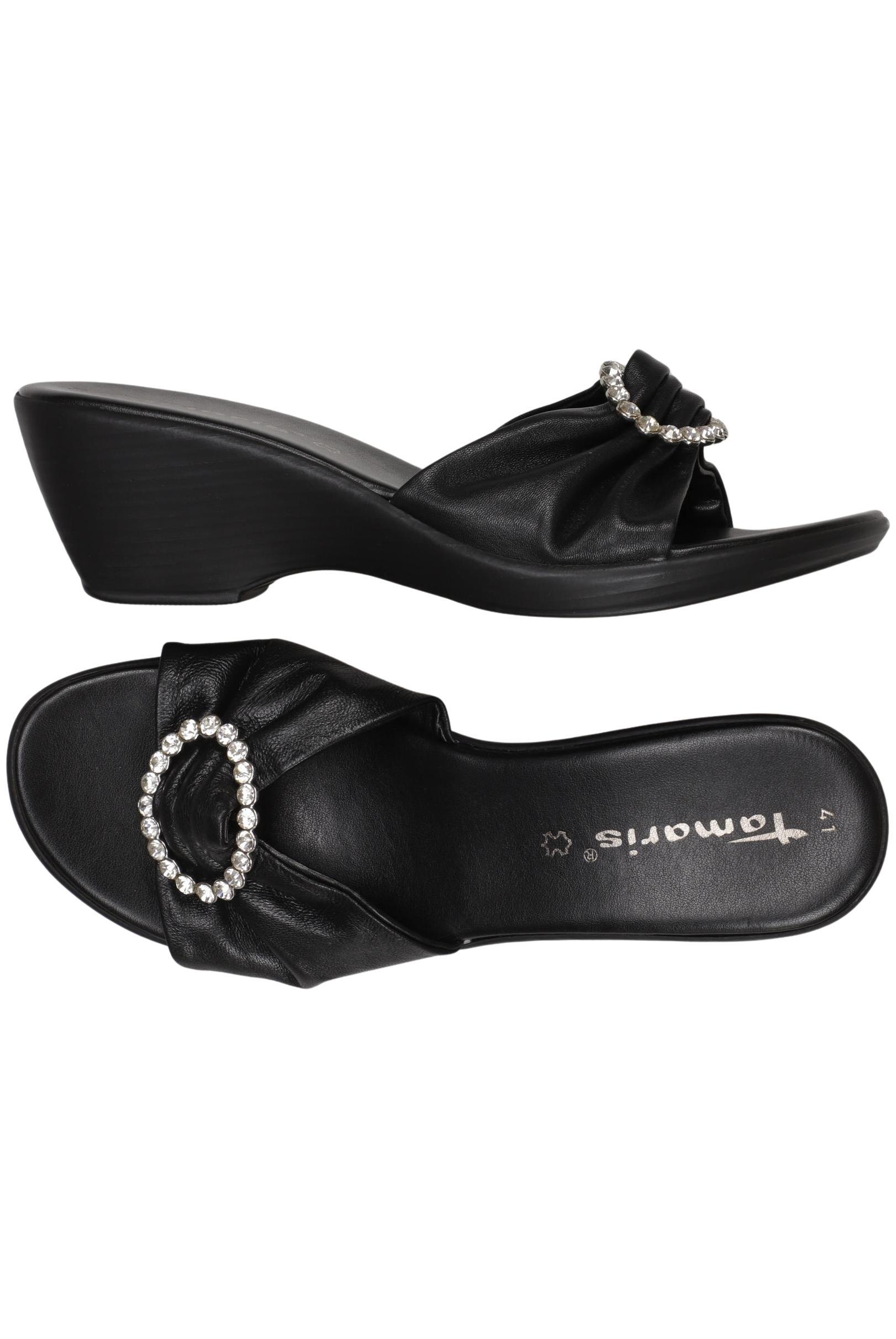 

Tamaris Damen Sandale, schwarz, Gr. 41