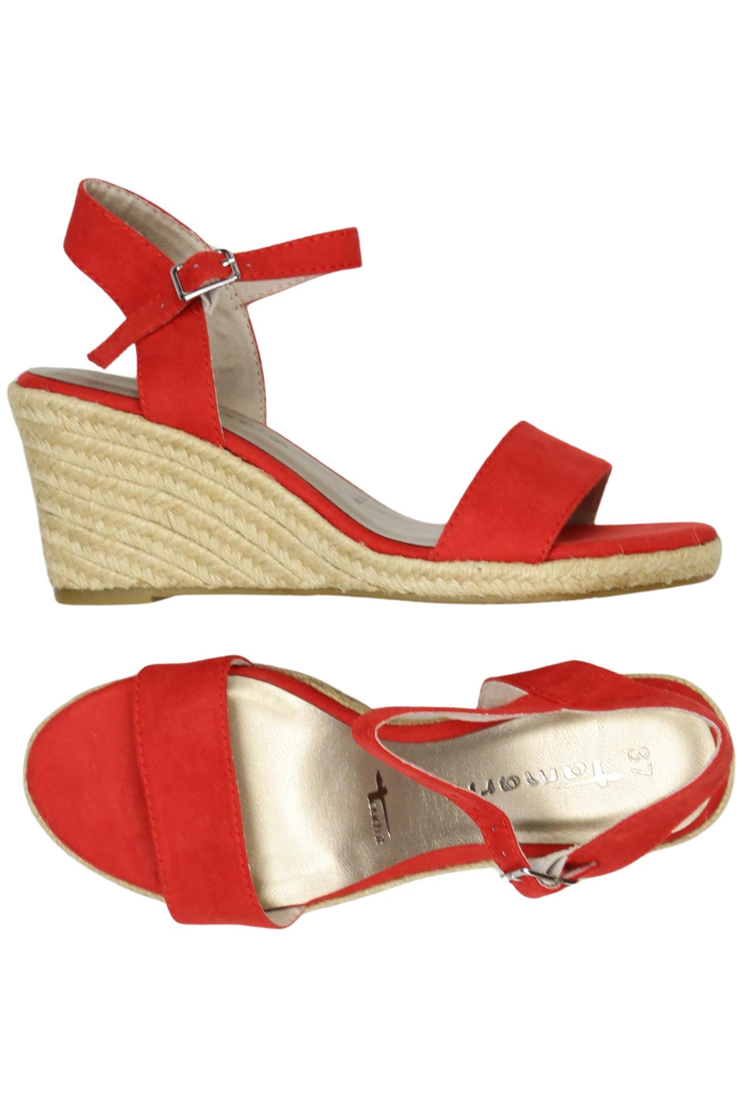 

Tamaris Damen Sandale, rot, Gr. 37