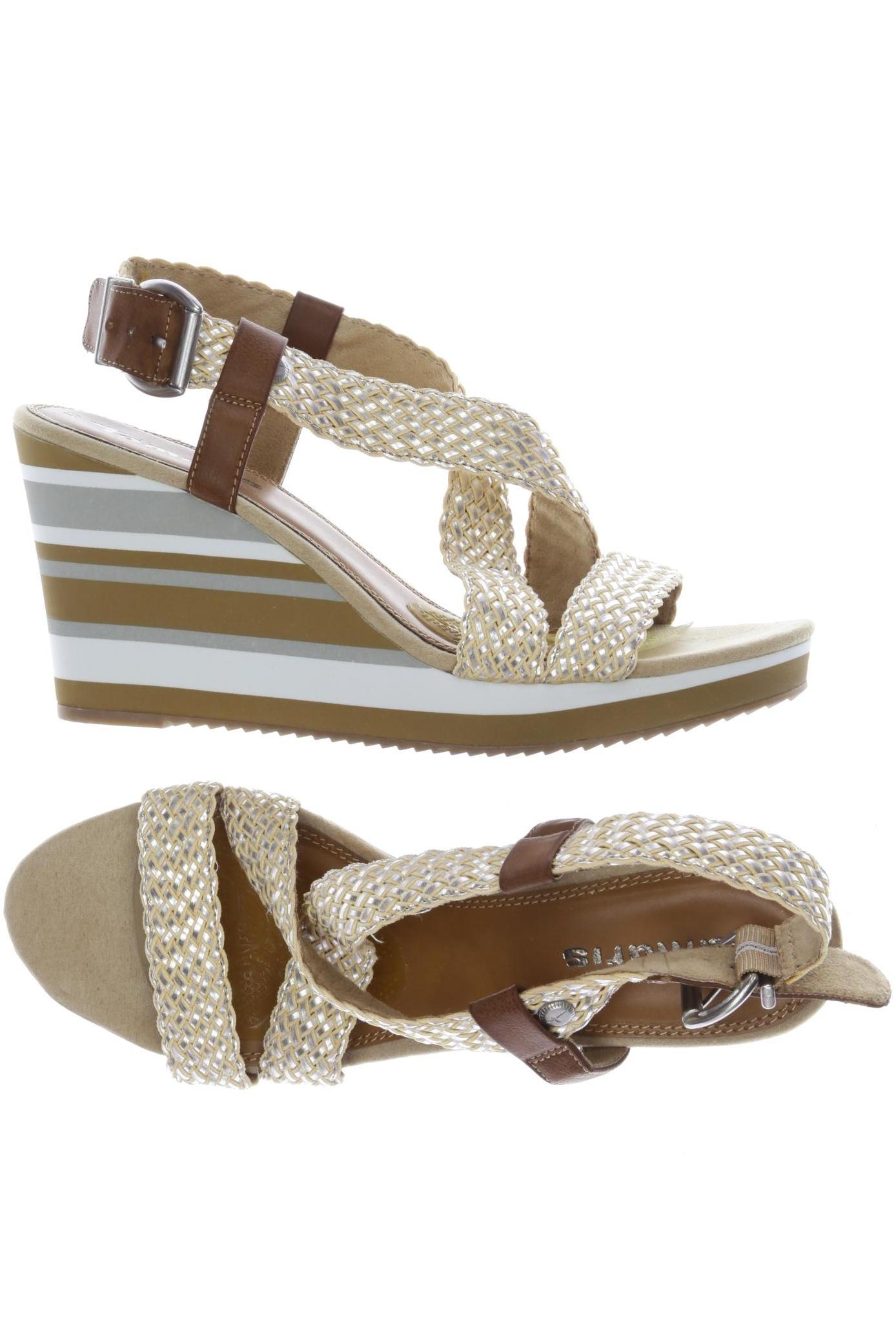 

Tamaris Damen Sandale, beige, Gr. 41