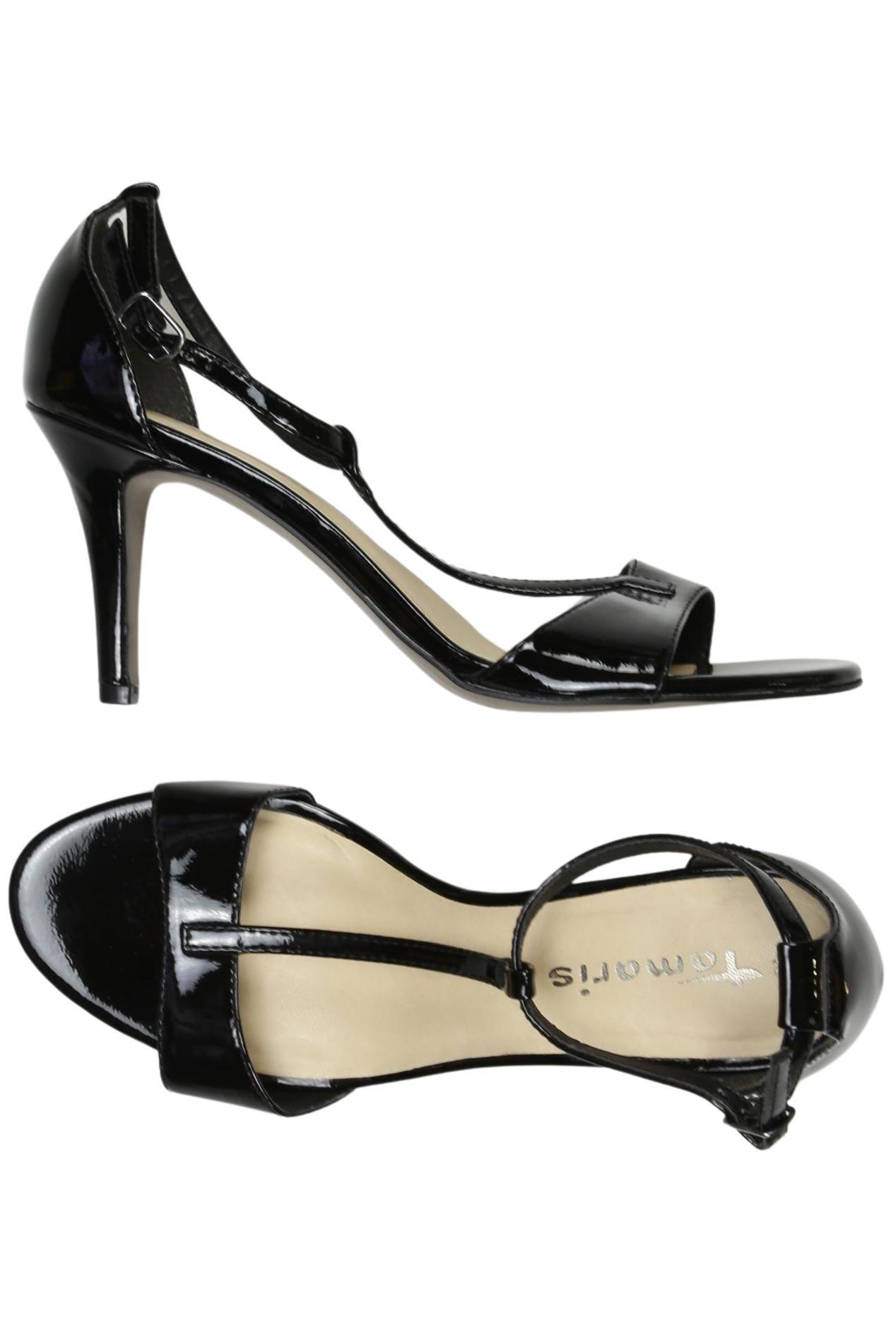 

Tamaris Damen Sandale, schwarz, Gr. 40