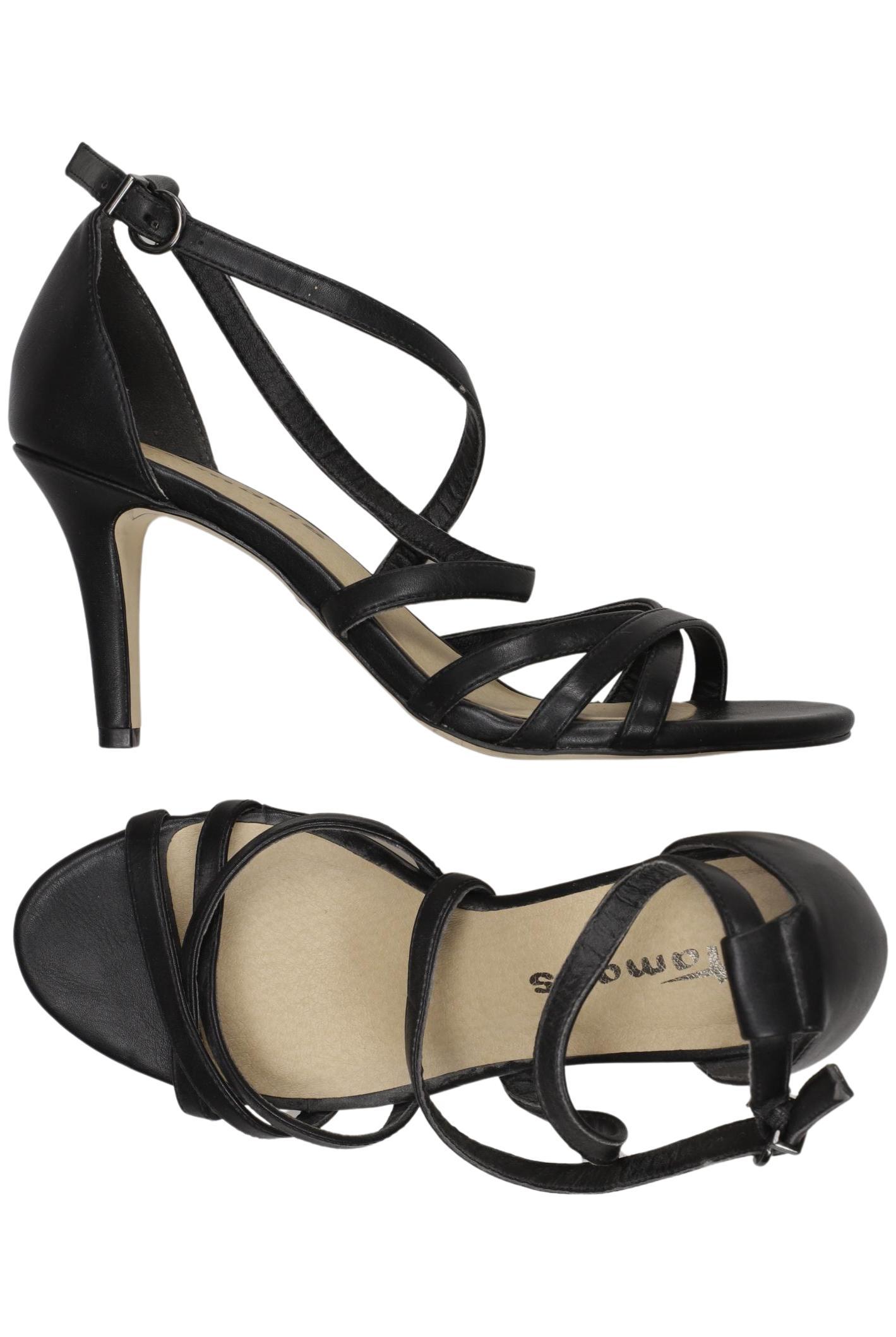 

Tamaris Damen Sandale, schwarz, Gr. 38