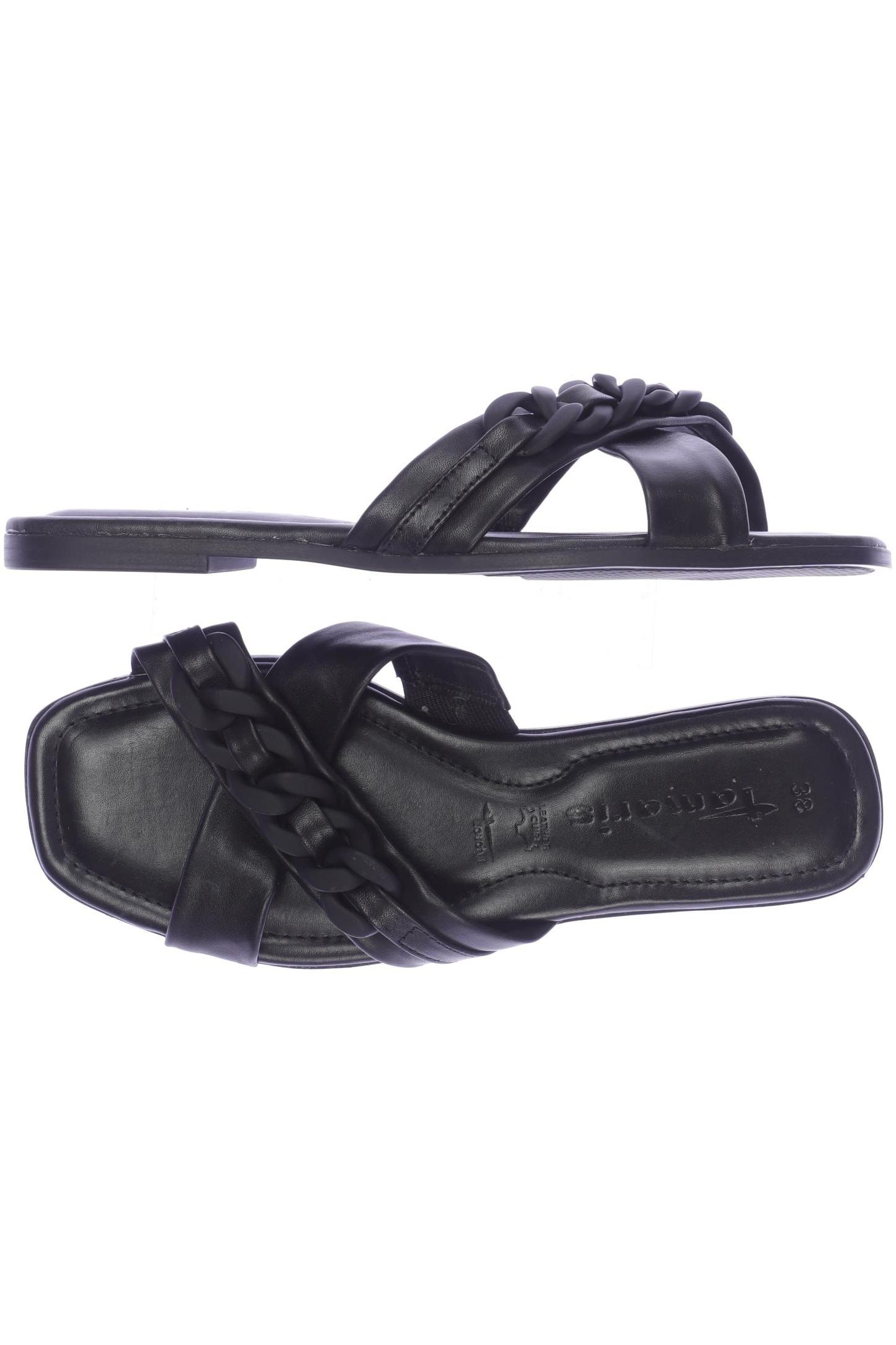 

Tamaris Damen Sandale, schwarz, Gr. 38