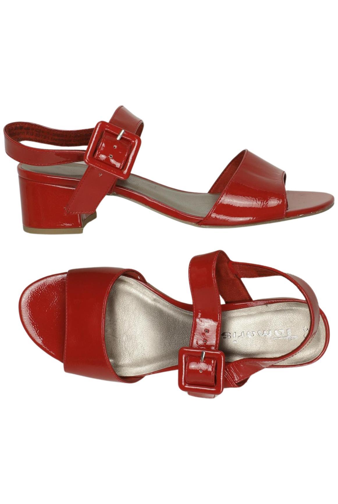 

Tamaris Damen Sandale, rot, Gr. 39