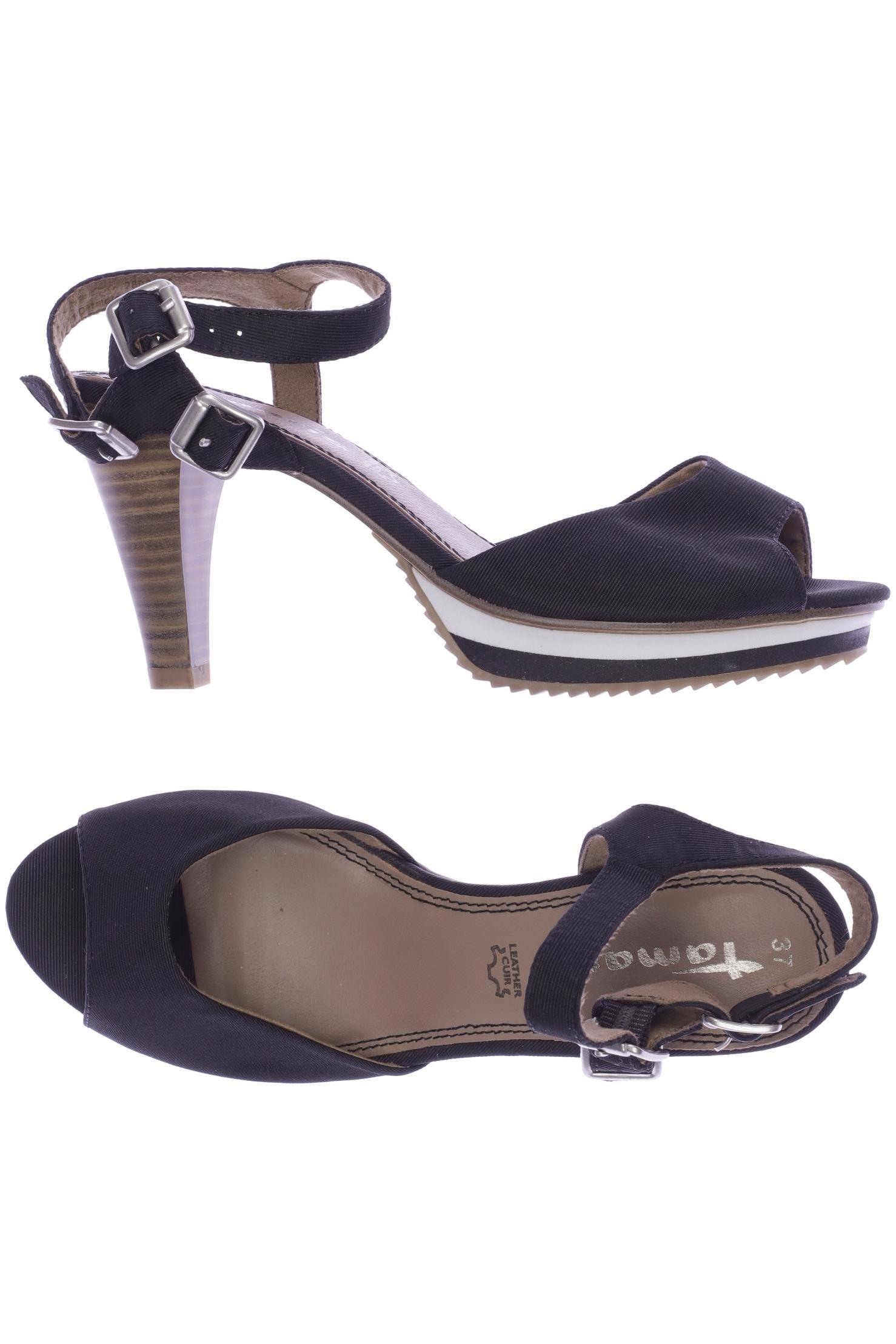 

Tamaris Damen Sandale, schwarz, Gr. 37