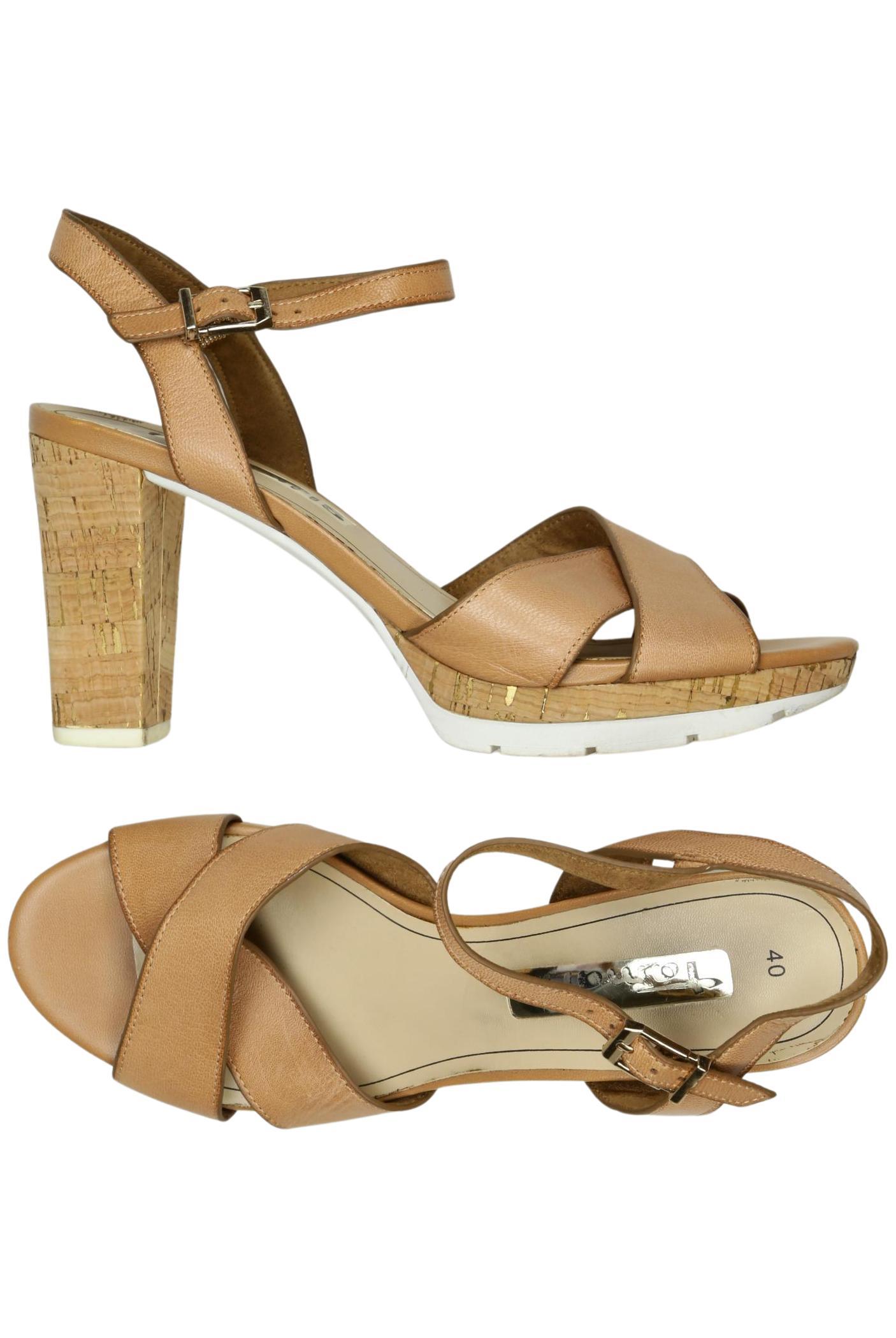 

Tamaris Damen Sandale, braun, Gr. 40