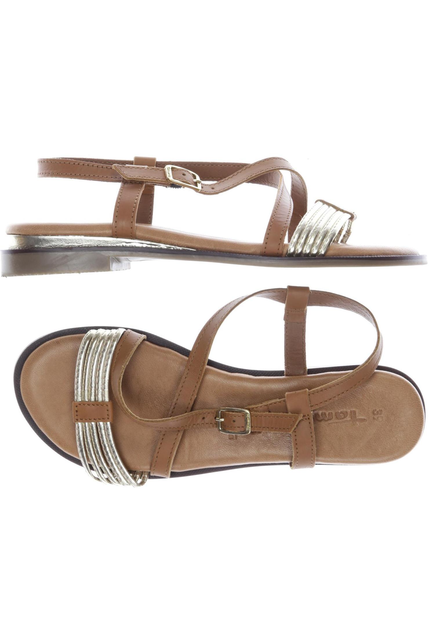 

Tamaris Damen Sandale, braun, Gr. 39