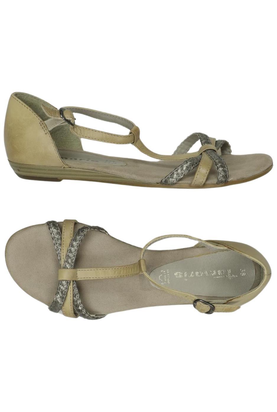 

Tamaris Damen Sandale, beige, Gr. 38