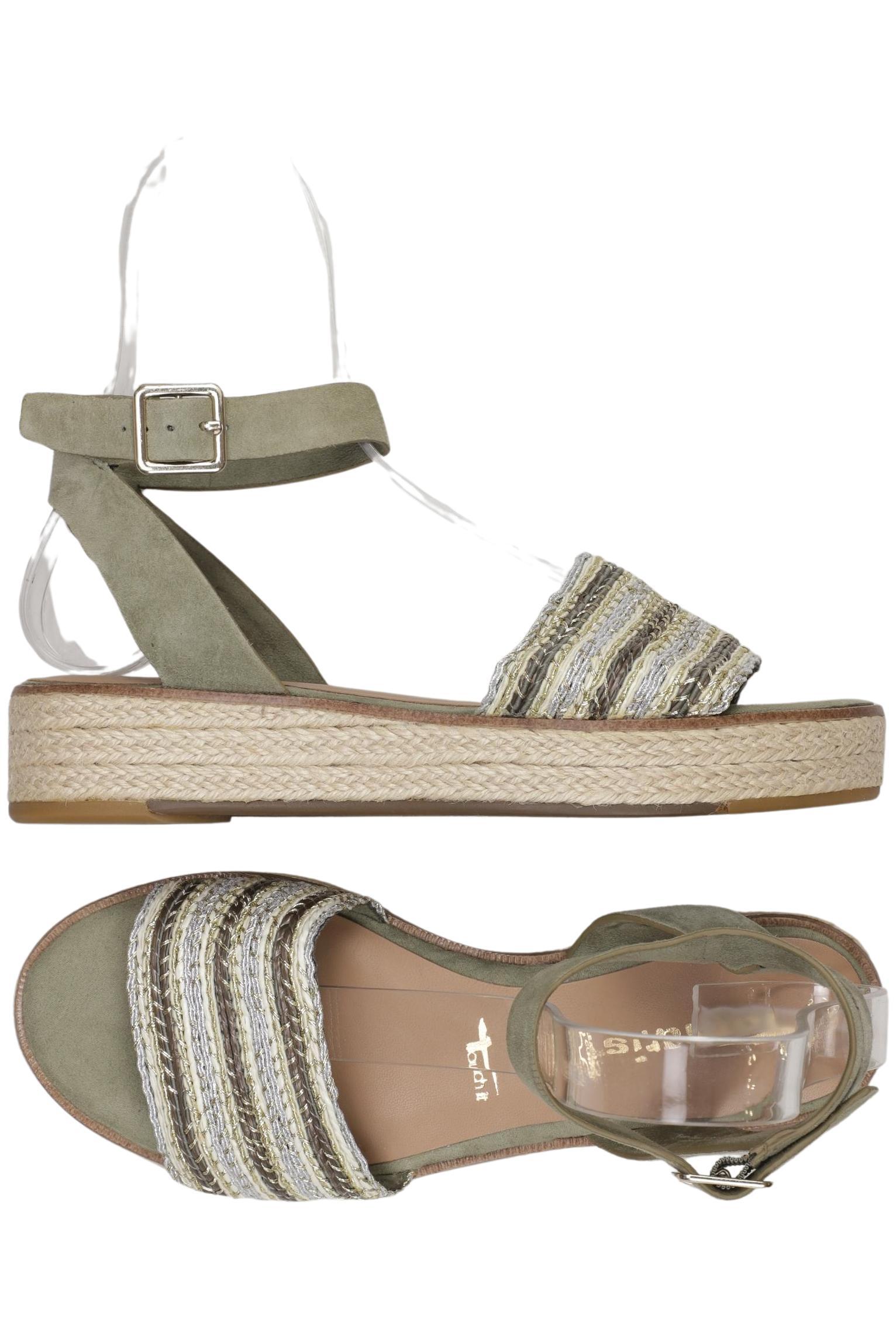 

Tamaris Damen Sandale, grün, Gr. 38