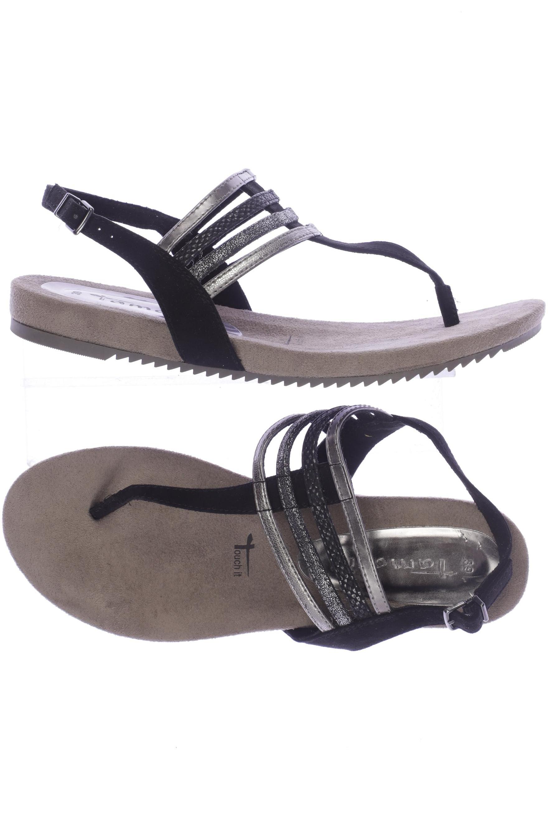 

Tamaris Damen Sandale, schwarz